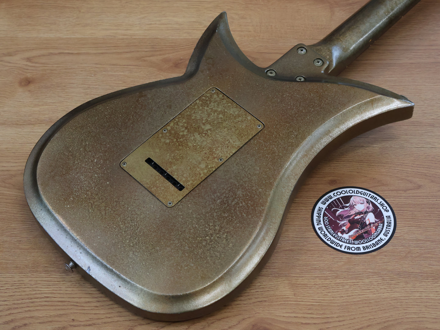 2000’s Tokai Japan Talbo Blazing Fire Cast Aluminium Electric Guitar (Rusted Bronze)