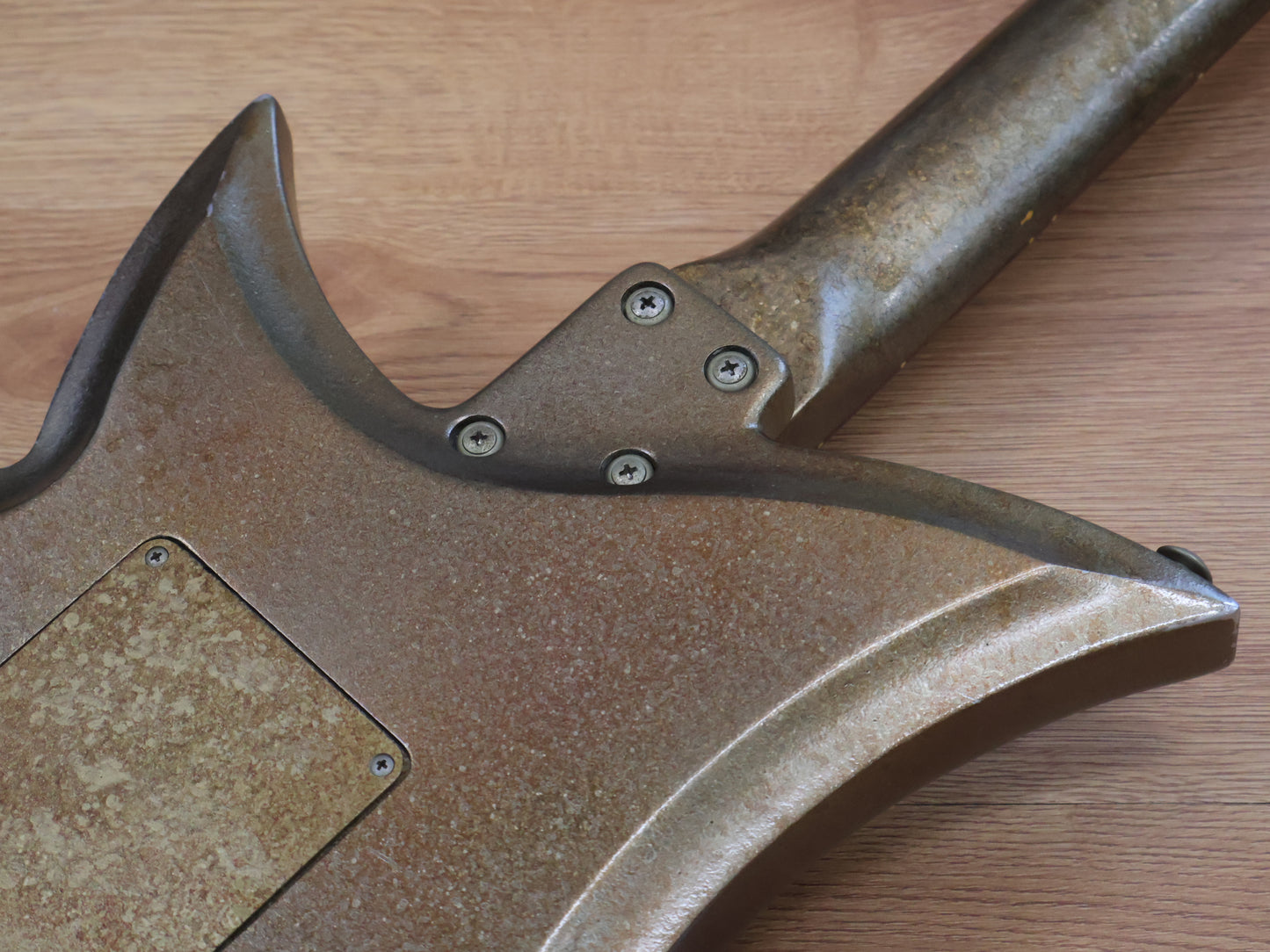 2000’s Tokai Japan Talbo Blazing Fire Cast Aluminium Electric Guitar (Rusted Bronze)