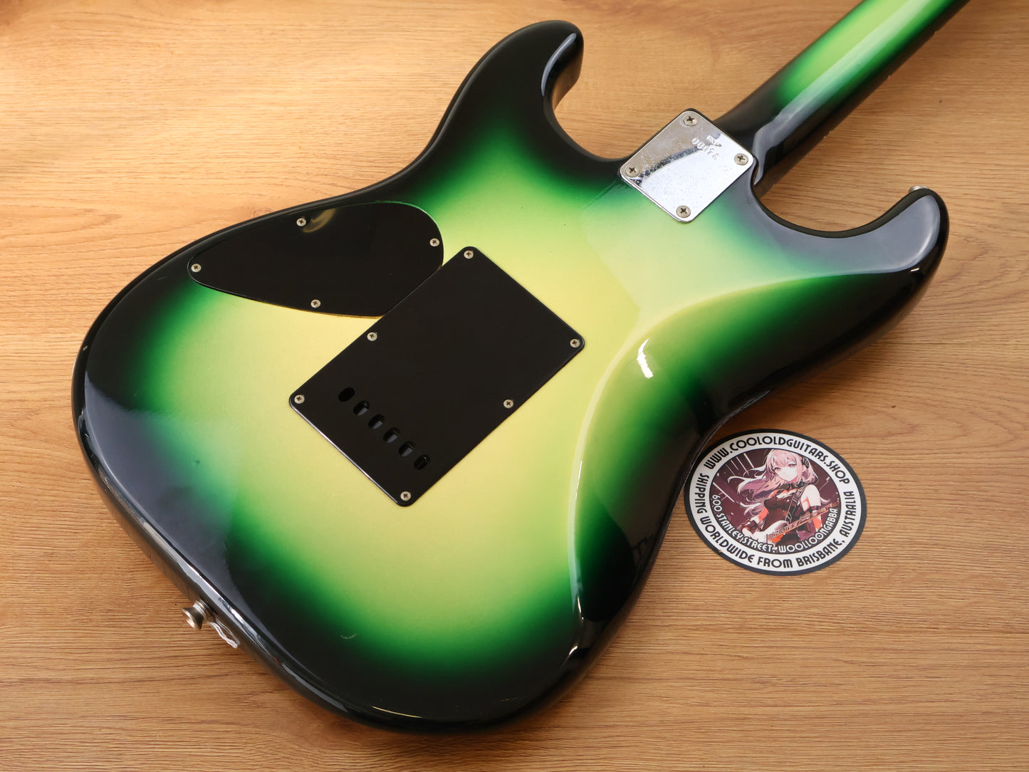 1970's Navigator by ESP Japan HH Stratocaster w/Floyd Rose (Green Burst)