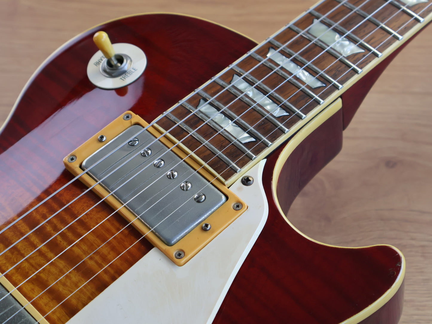 1997 Epiphone Japan Yamano Gakki Model Les Paul Standard (Flame Sunburst)