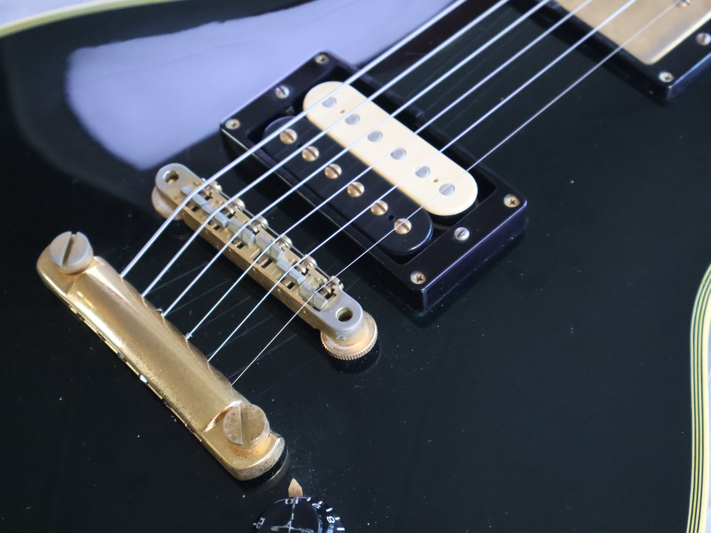 1983 Burny Japan RLC-60 Les Paul Custom (Ebony)