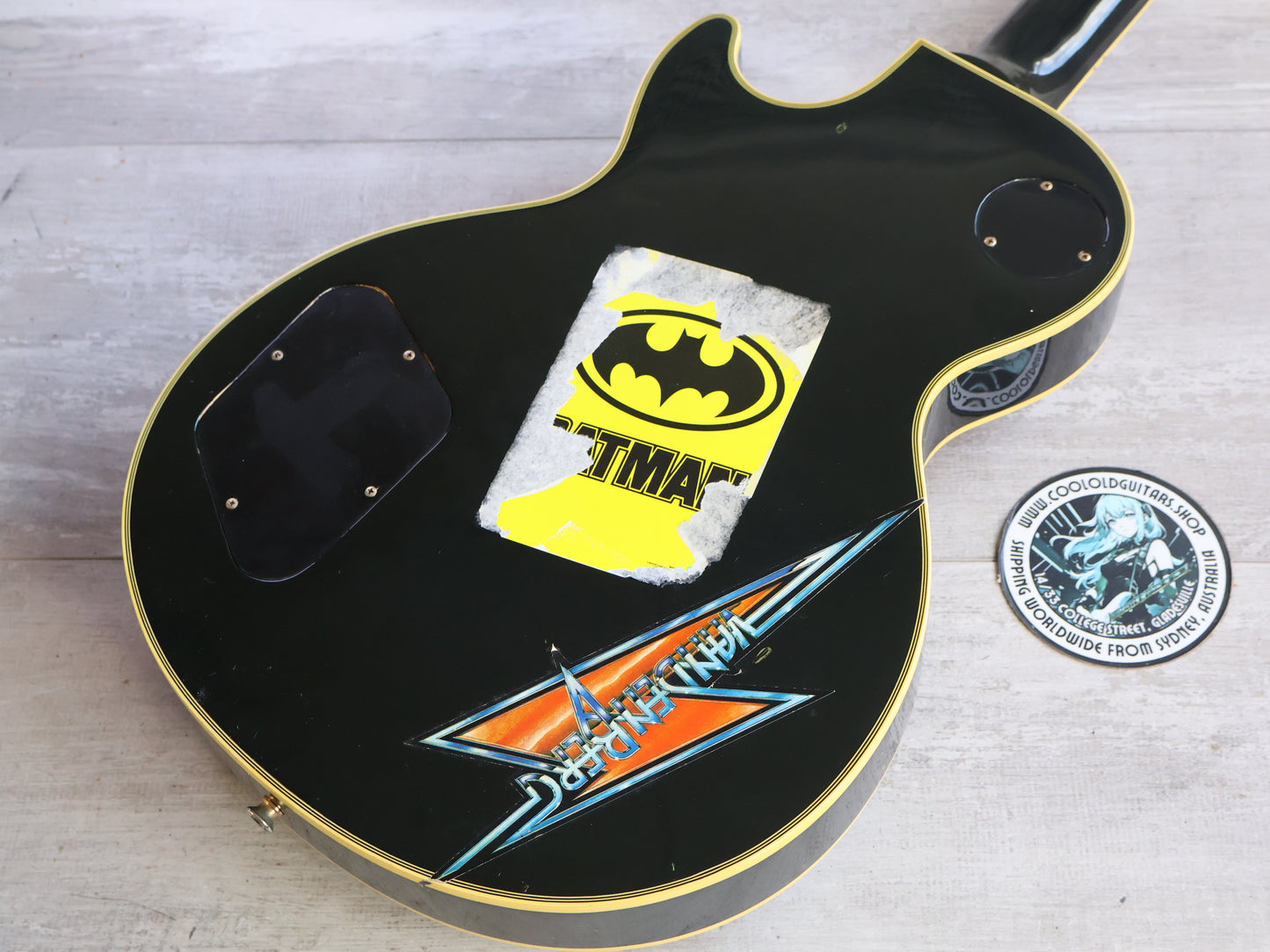 1983 Burny Japan RLC-60 Les Paul Custom (Ebony)