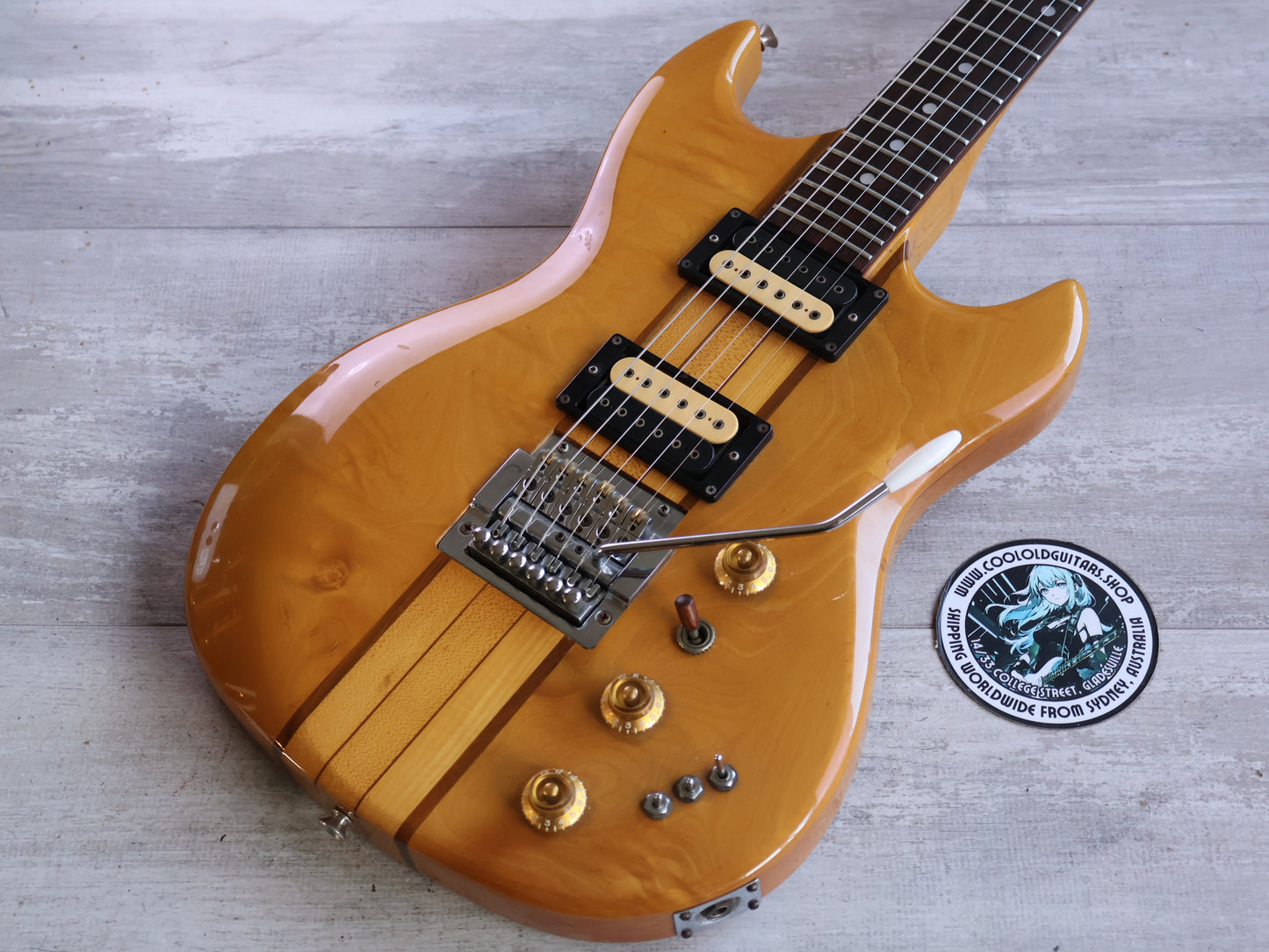 1979 Aria Pro II Japan TS-400 Tri-Sound w/Kahler (Natural)