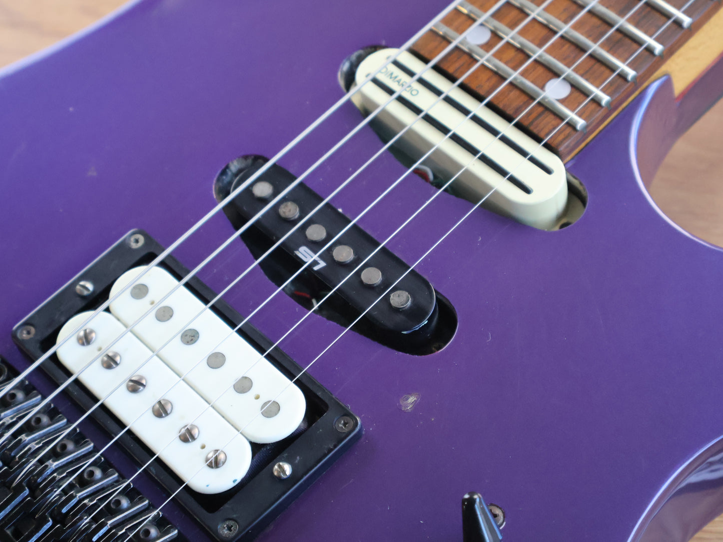 1990 Ibanez Japan RG560 HSH Superstrat w/Dimarzio's (Grape Ice)
