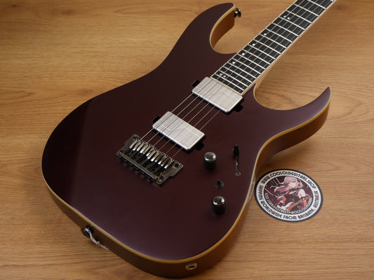 2022 Ibanez Japan Prestige RG5121 Superstrat (Burgundy Metallic Flat)
