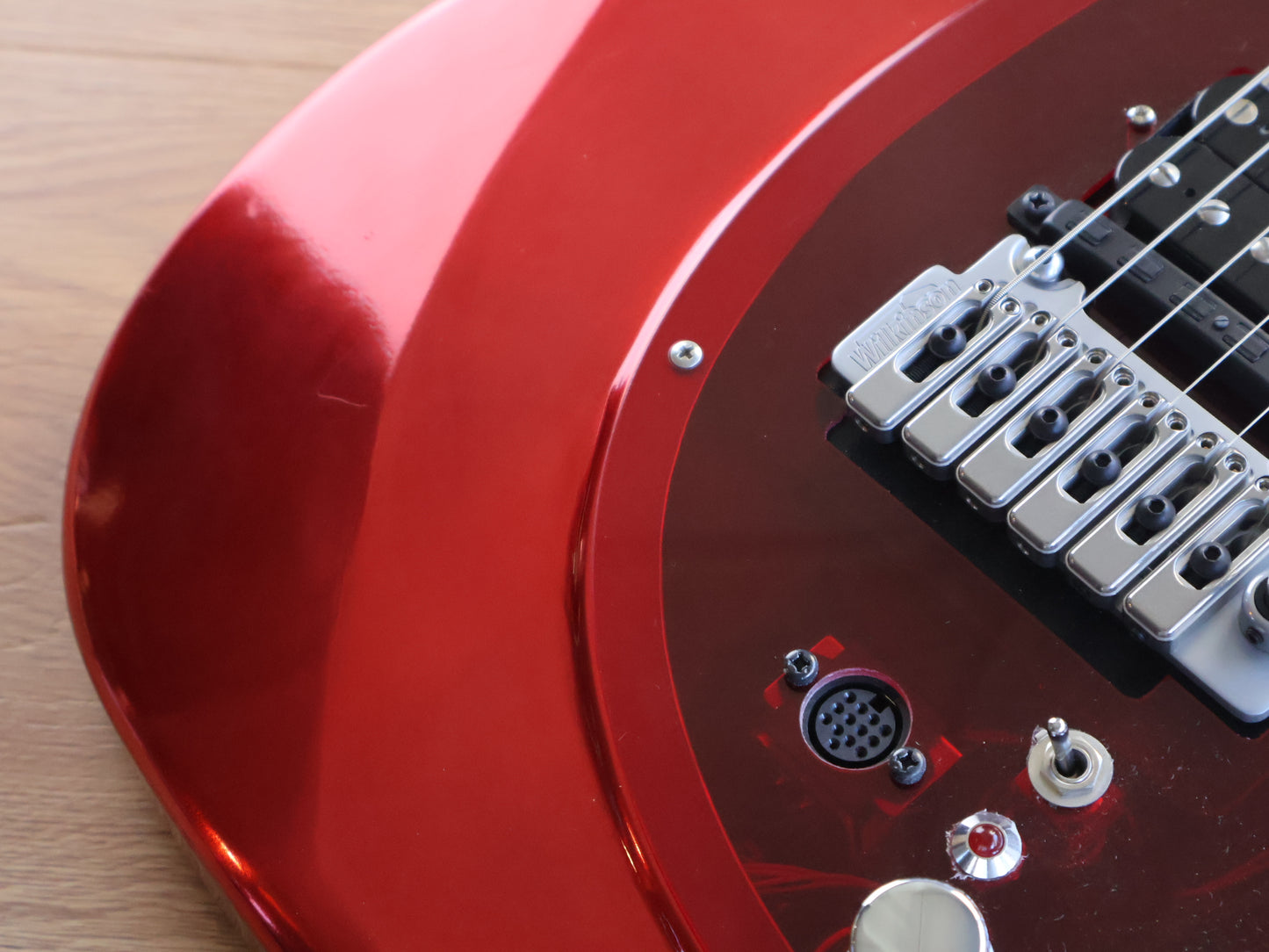 2017 Tokai Talbo "Secret Factory" Custom Build w/Sustainiac + Roland GK (Red)