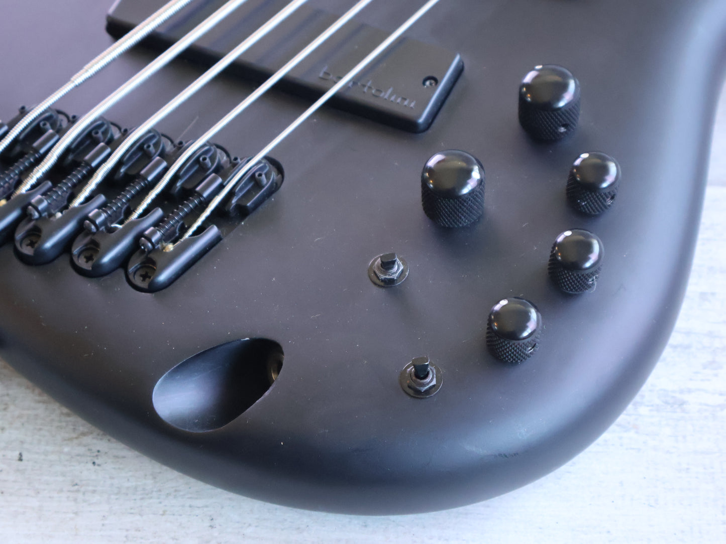 Ibanez SRMS625EX 5-String Multi-Scale Bass (Black Flat)
