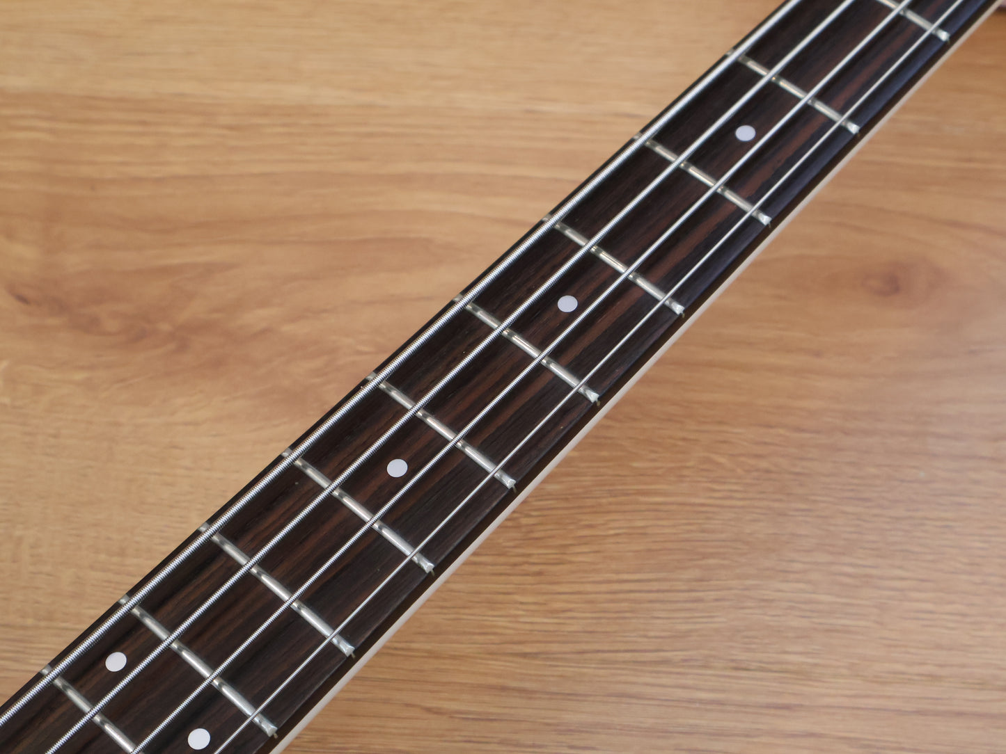 1987 Greco Japan TVB-45 Double Cutaway Medium Scale Bass (White)