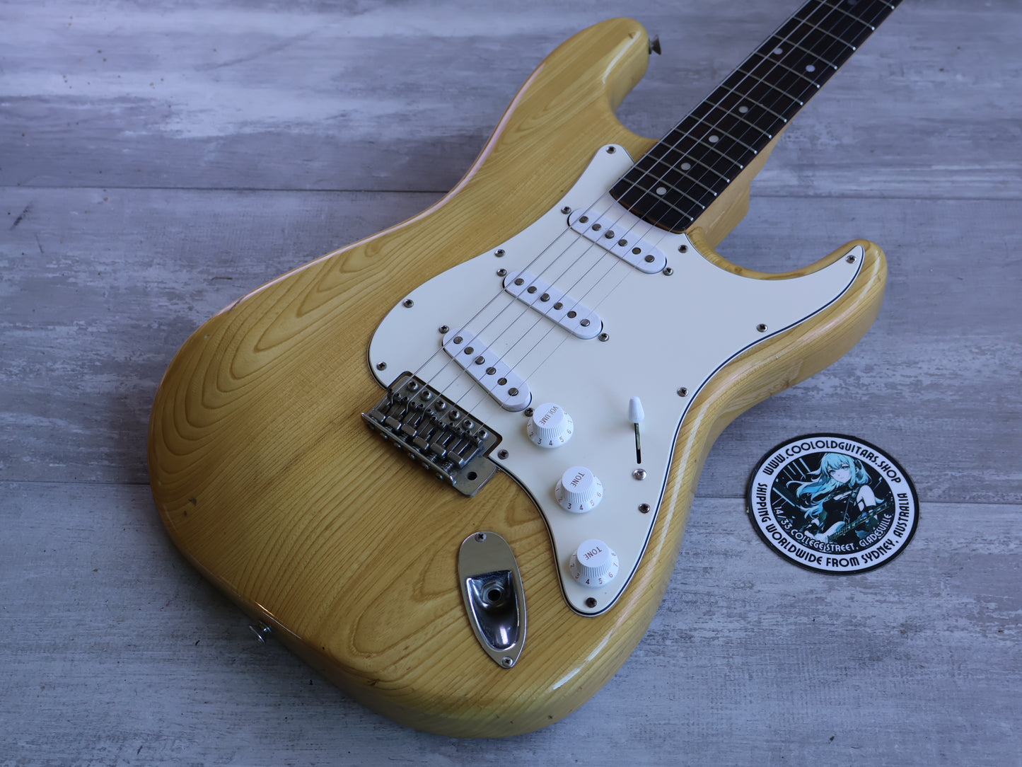 1977 Greco Japan SE-600N Sparkle Sounds Stratocaster (Natural)