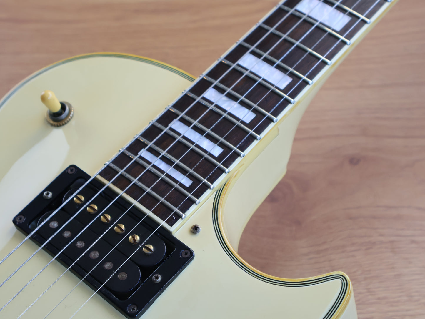 1991 Orville by Gibson Japan LPC Les Paul Custom (Alpine White)