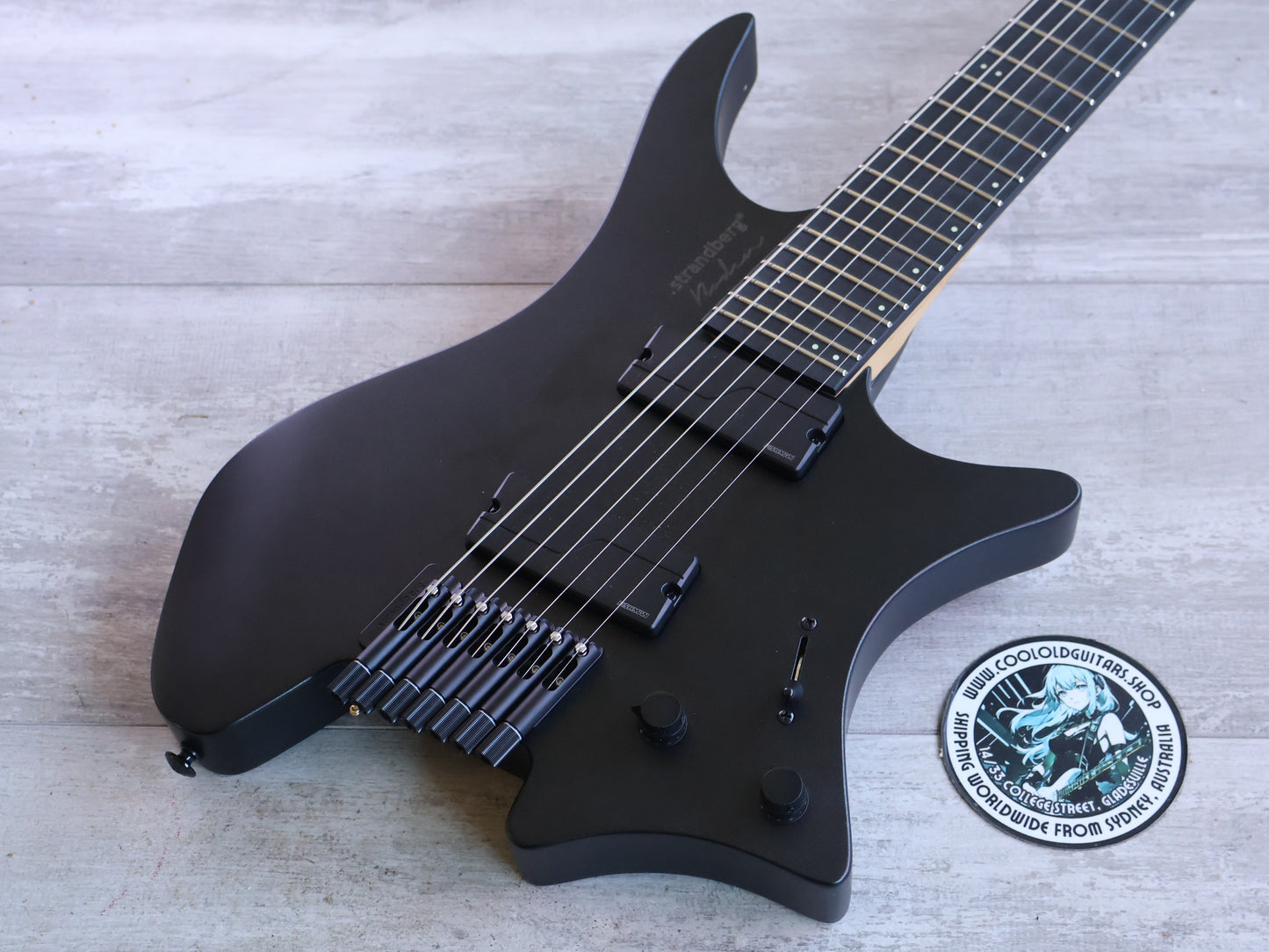 Strandberg Boden Metal NX7 Headless 7-String Multiscale (Black Granite)