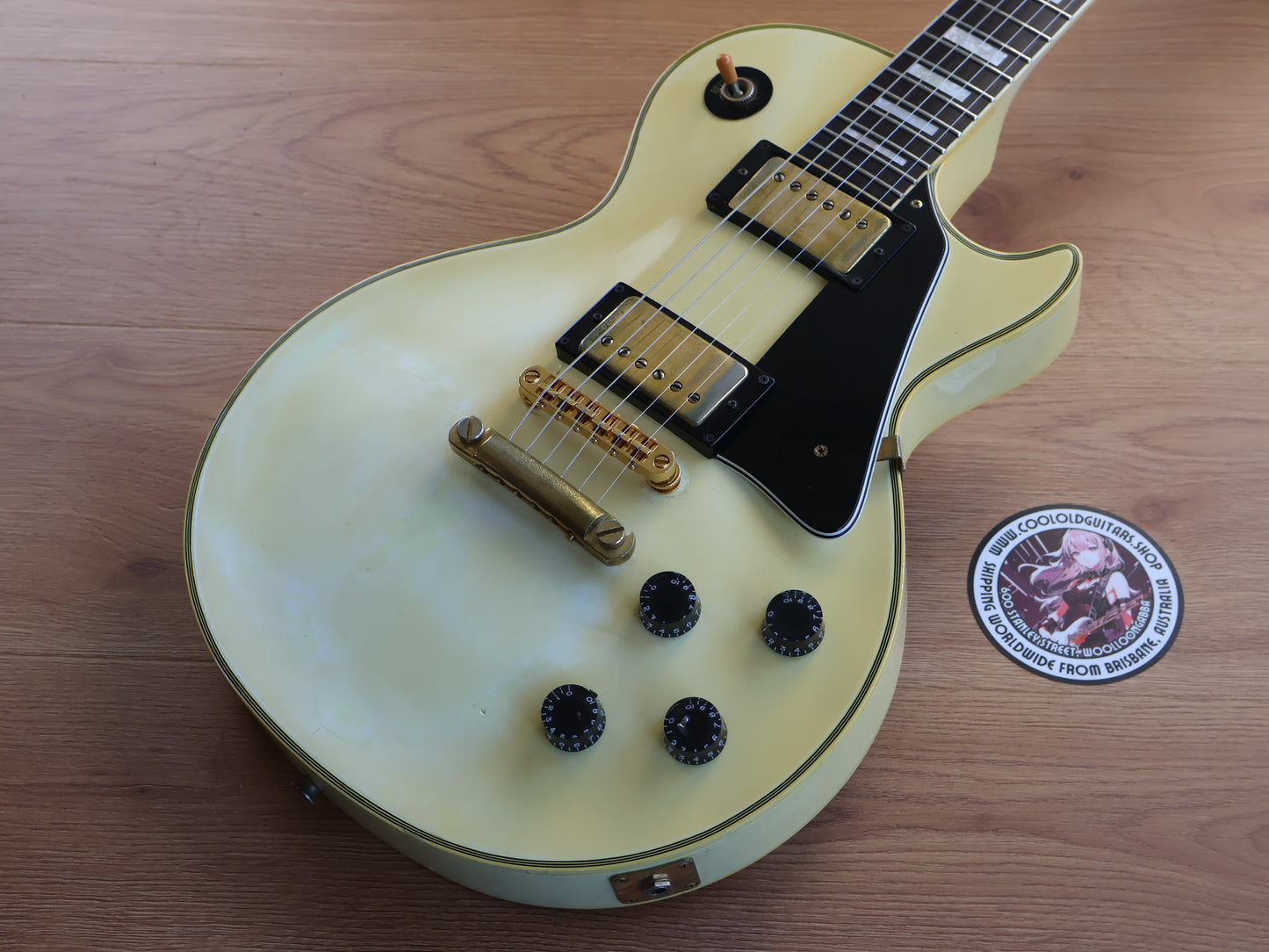 1991 Orville (Gibson) Japan LPC-75 '60's Reissue Les Paul Custom (White)