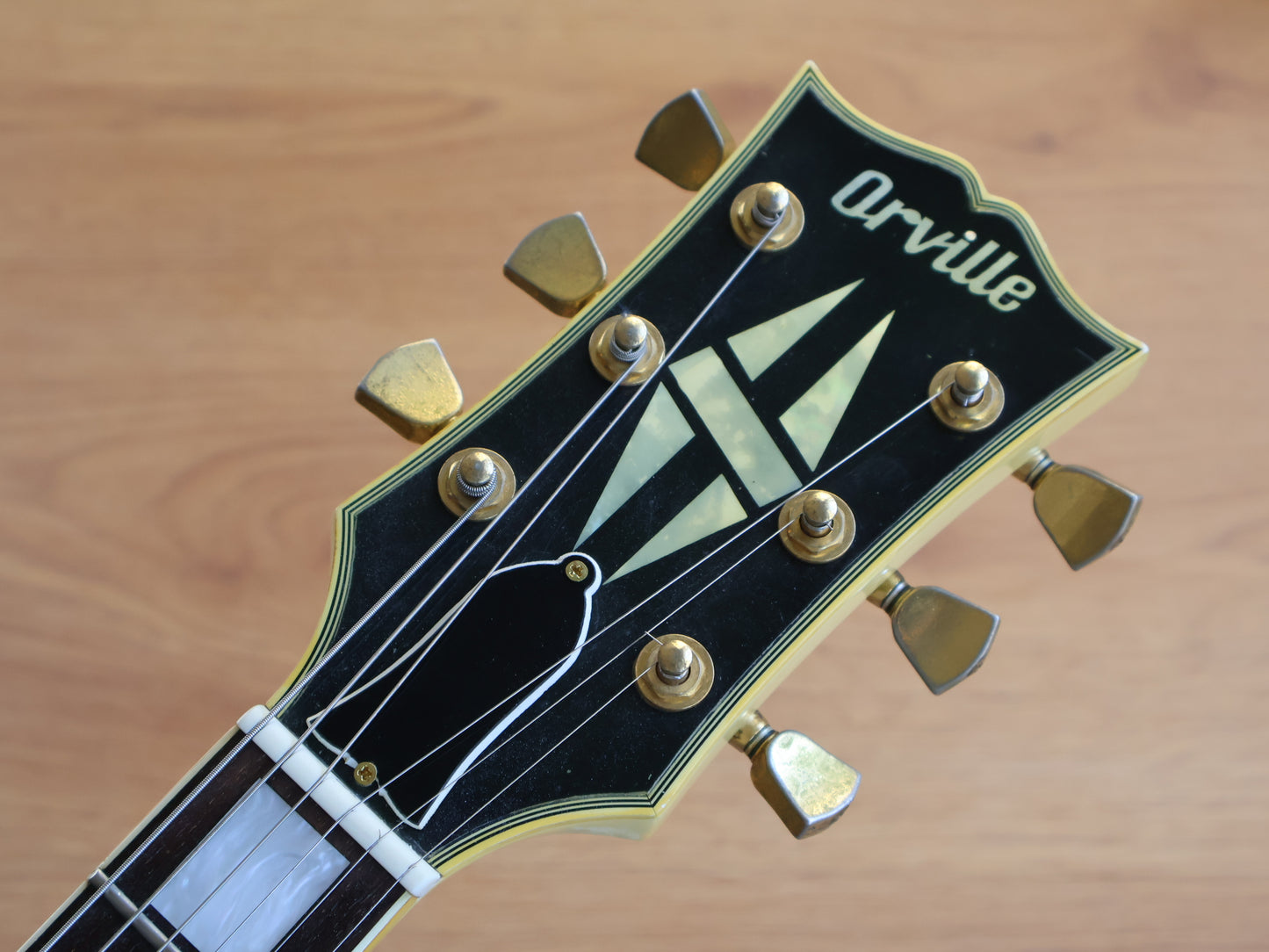 1991 Orville (Gibson) Japan LPC-75 '60's Reissue Les Paul Custom (White)