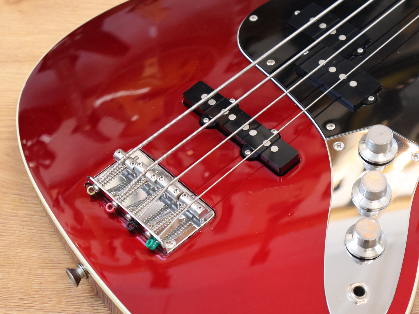 2012 Fender Japan Aerodyne PJ Jazz Bass (Old Candy Apple Red)
