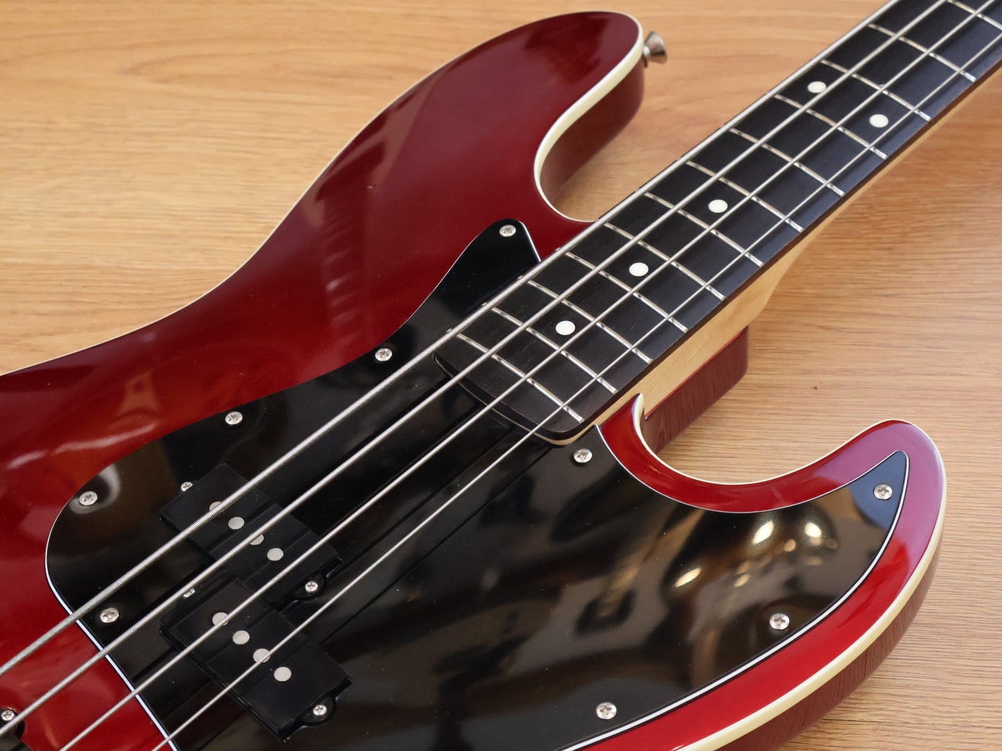 2012 Fender Japan Aerodyne PJ Jazz Bass (Old Candy Apple Red)