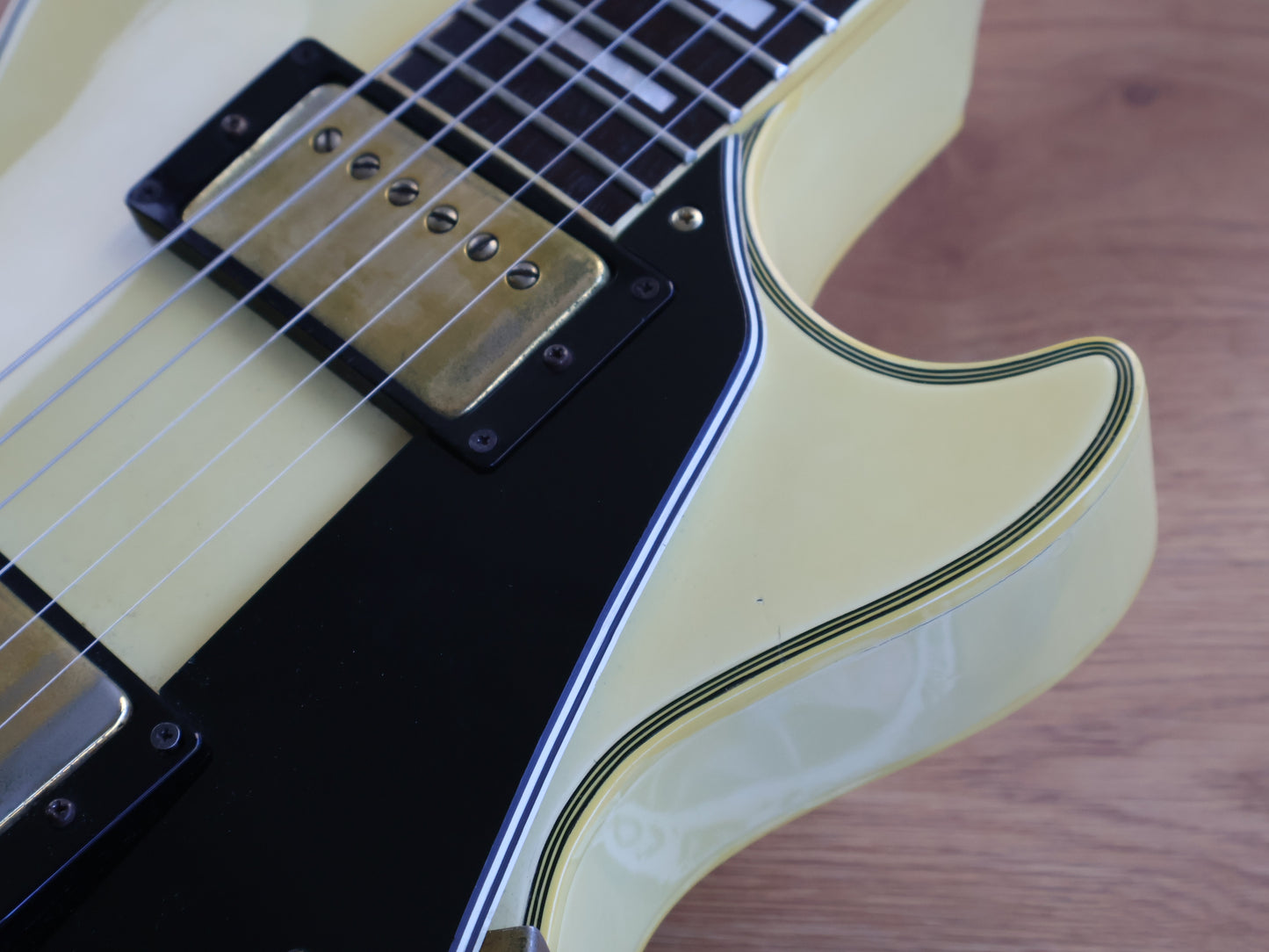 1991 Orville (Gibson) Japan LPC-75 '60's Reissue Les Paul Custom (White)