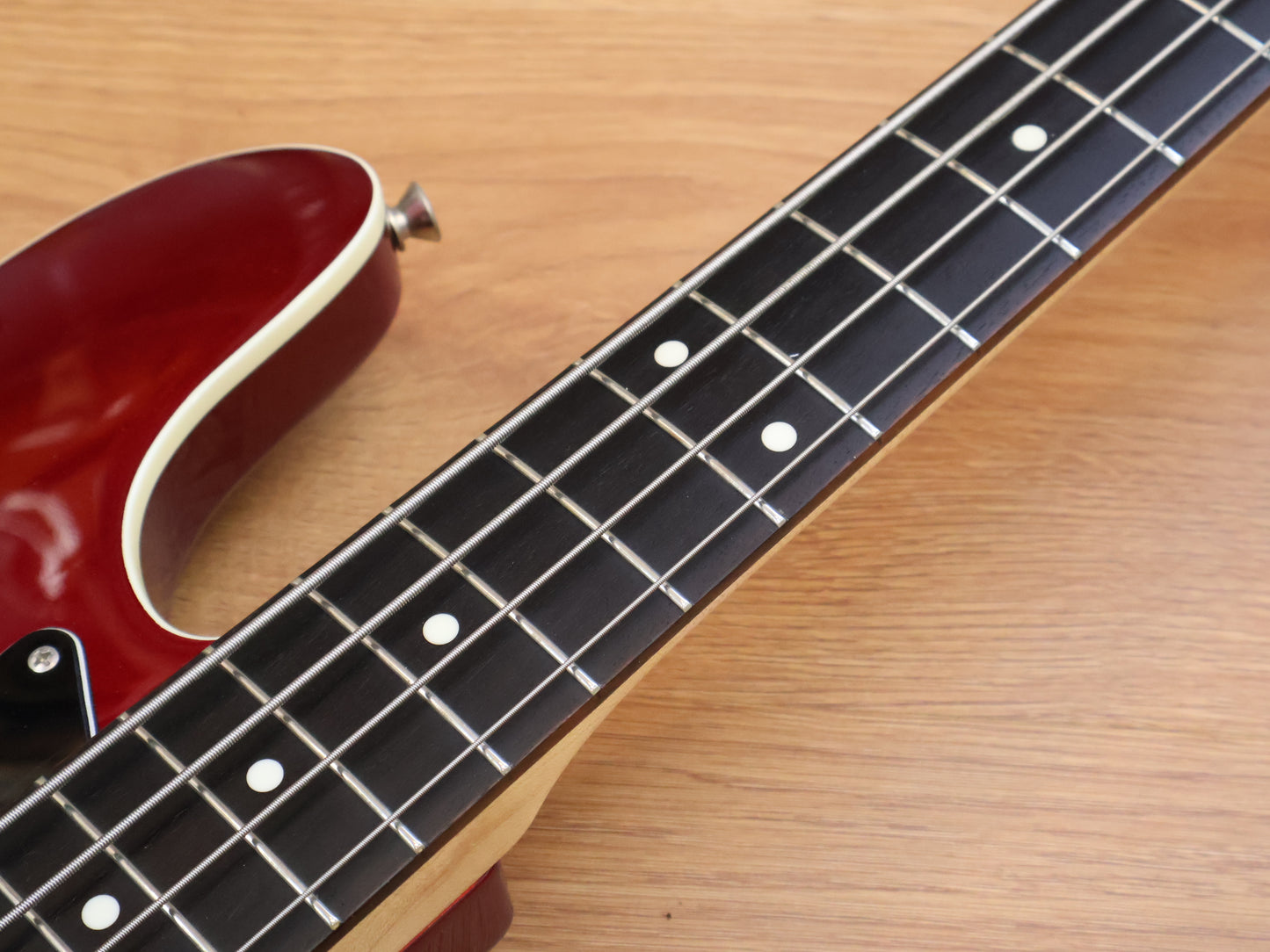 2012 Fender Japan Aerodyne PJ Jazz Bass (Old Candy Apple Red)