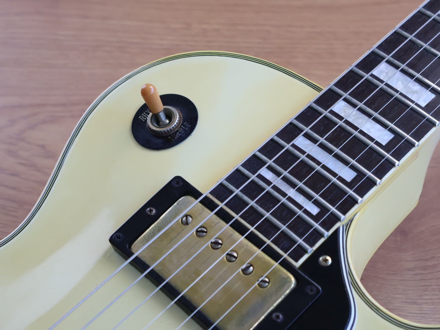 1991 Orville (Gibson) Japan LPC-75 '60's Reissue Les Paul Custom (White)