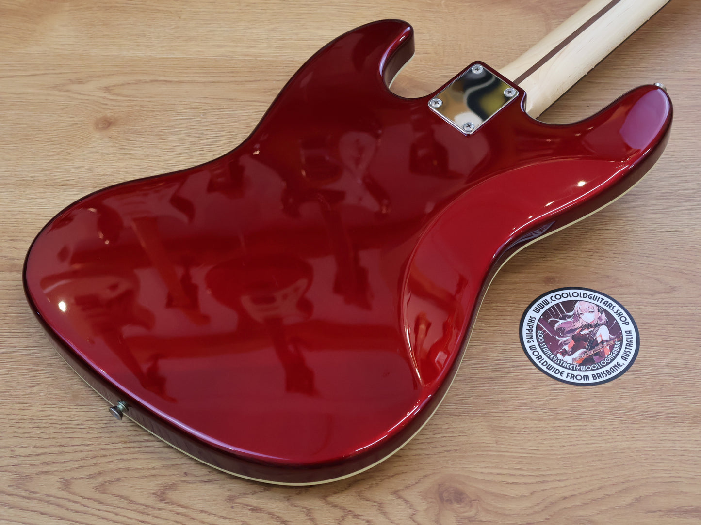 2012 Fender Japan Aerodyne PJ Jazz Bass (Old Candy Apple Red)