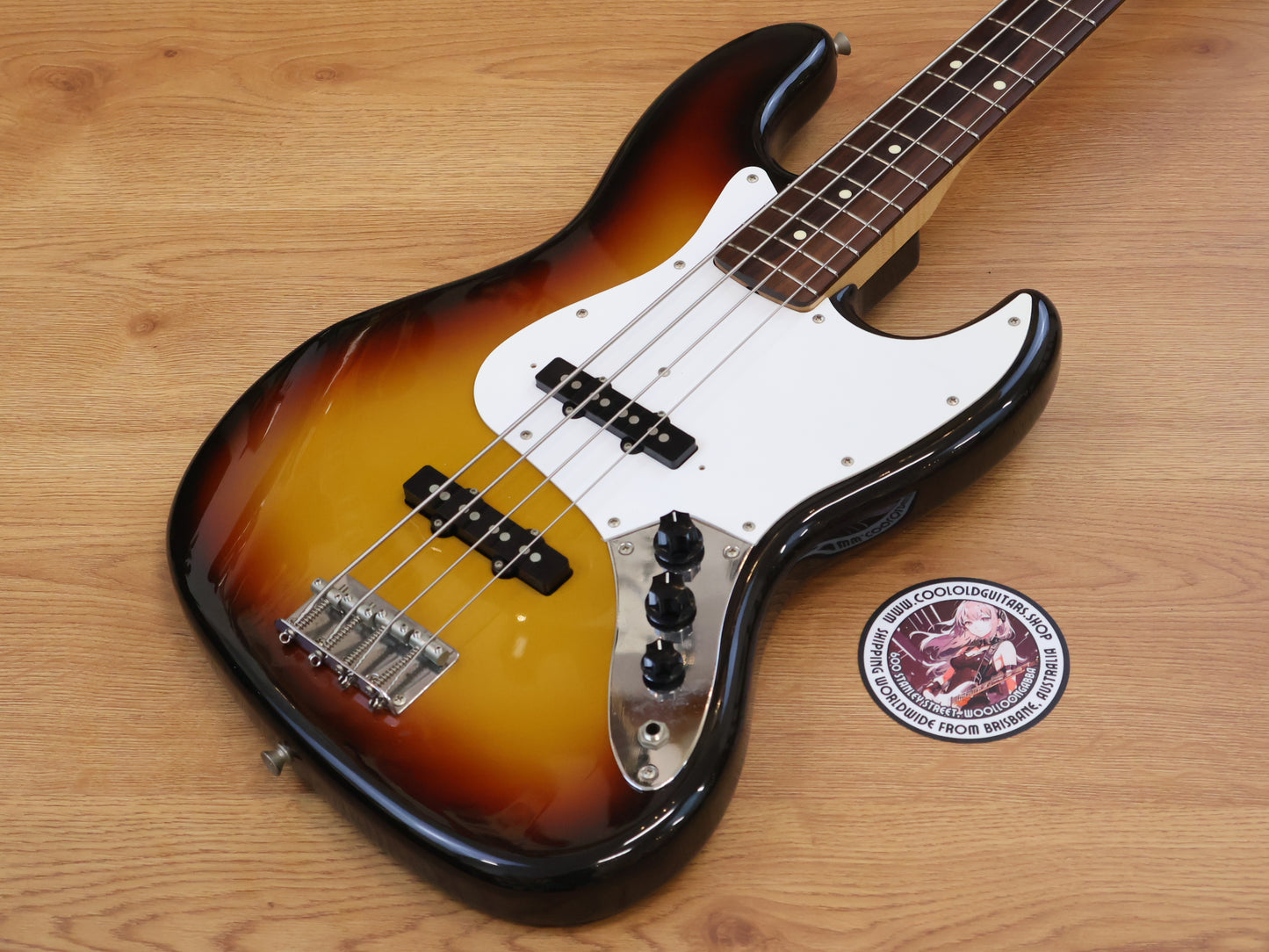 1993 Fender Japan JB-STD Jazz Bass Standard (Sunburst)