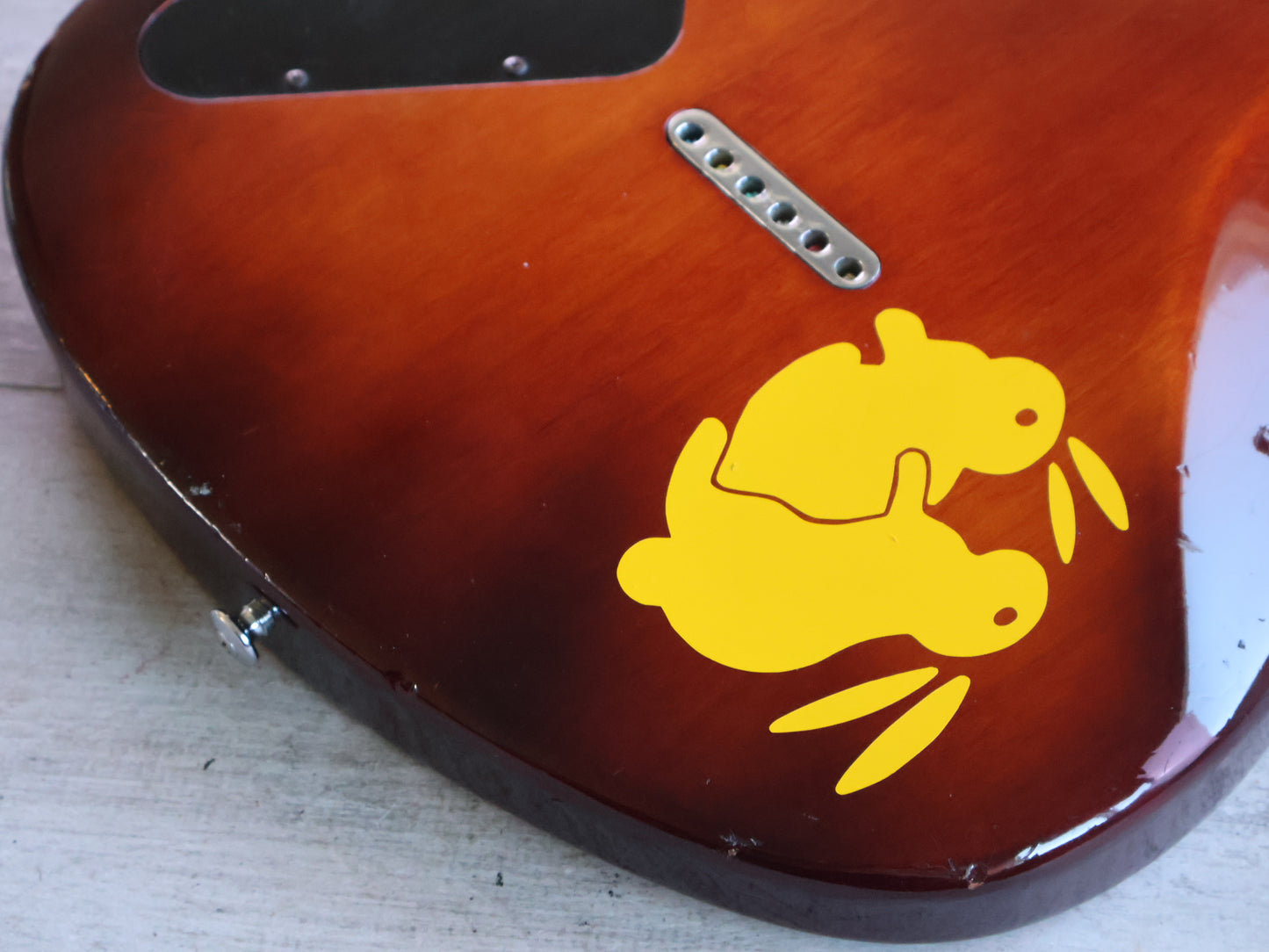 1981 Yamaha Japan SJ800 Super Jam Offset Telecaster (Brown Stain)