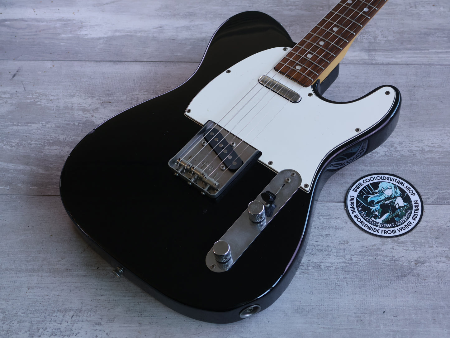 1987 Fender Japan TL72-53 '72 Reissue Telecaster (Black)