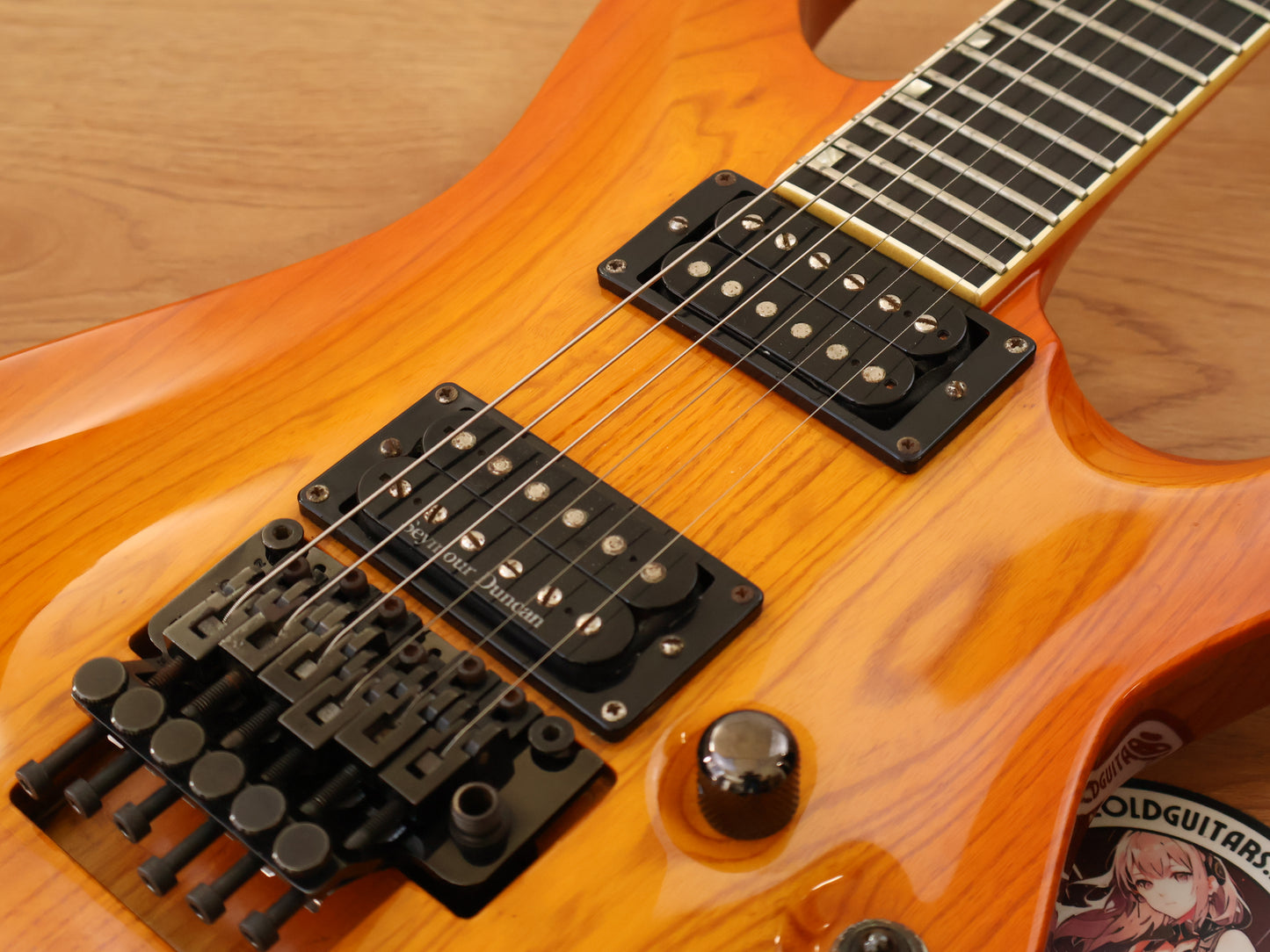 1987 ESP Japan Horizon-II FR Neckthrough Superstrat (Honey Amber)