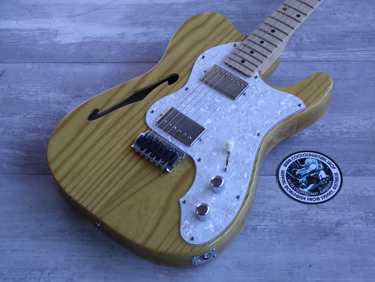 1973 Greco Japan TE-400 Telecaster Thinline w/Replacement Neck (Natural)
