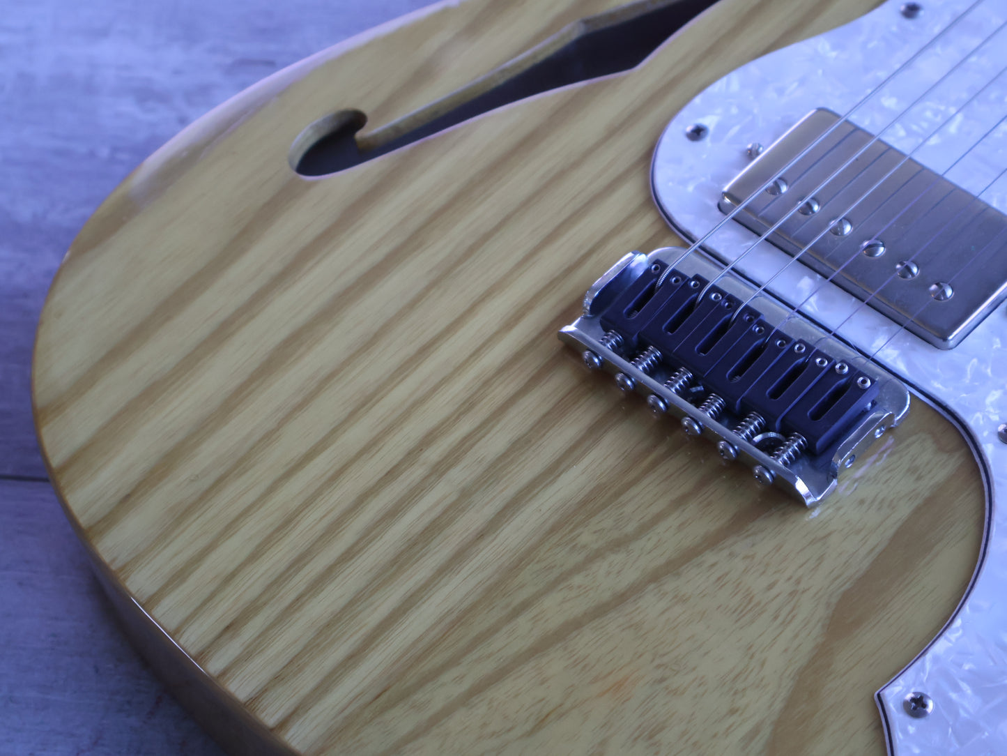 1973 Greco Japan TE-400 Telecaster Thinline w/Replacement Neck (Natural)