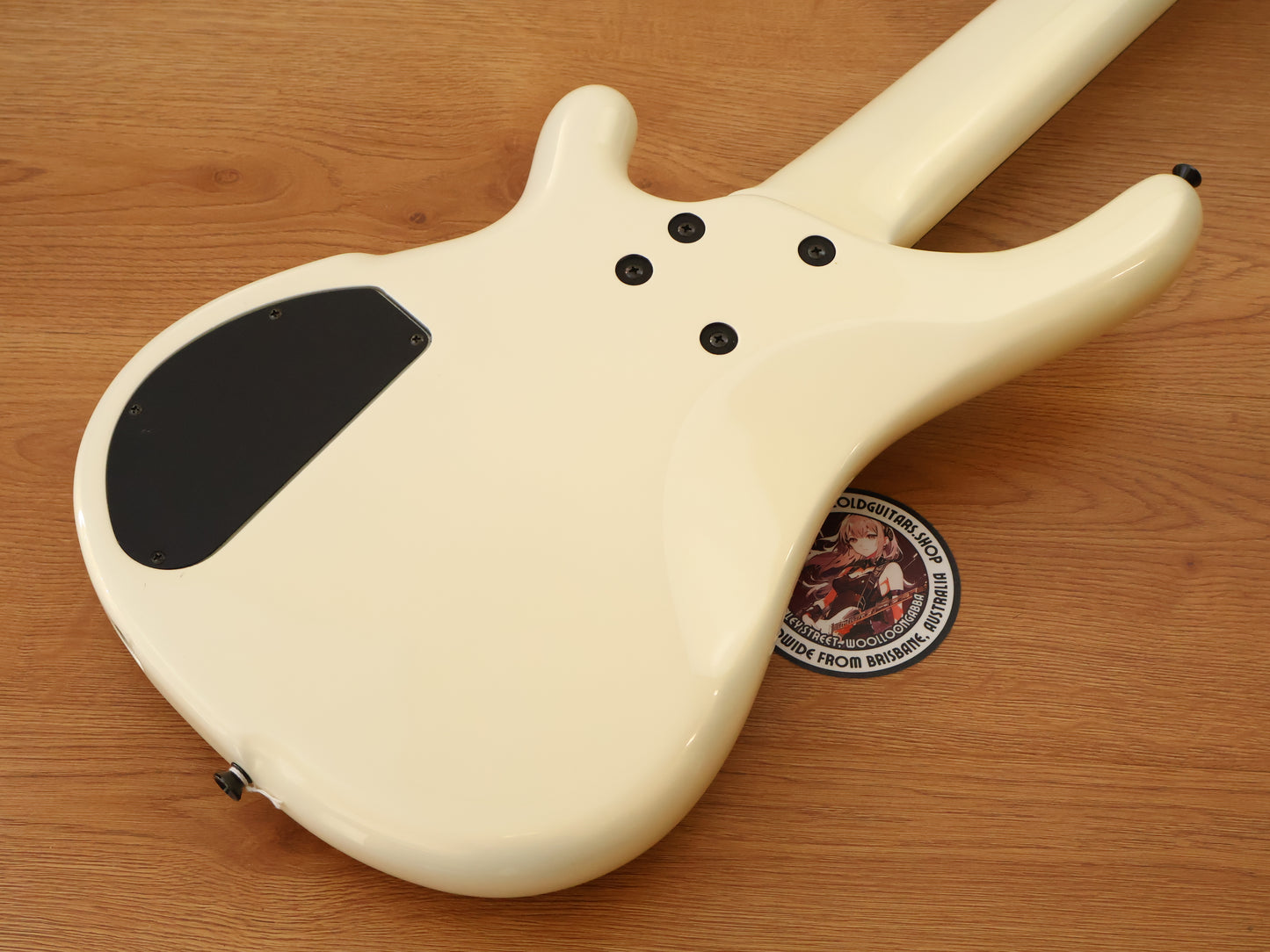 1990's Tune Bass Maniac TP-05 5-String Bass (Pearl White)