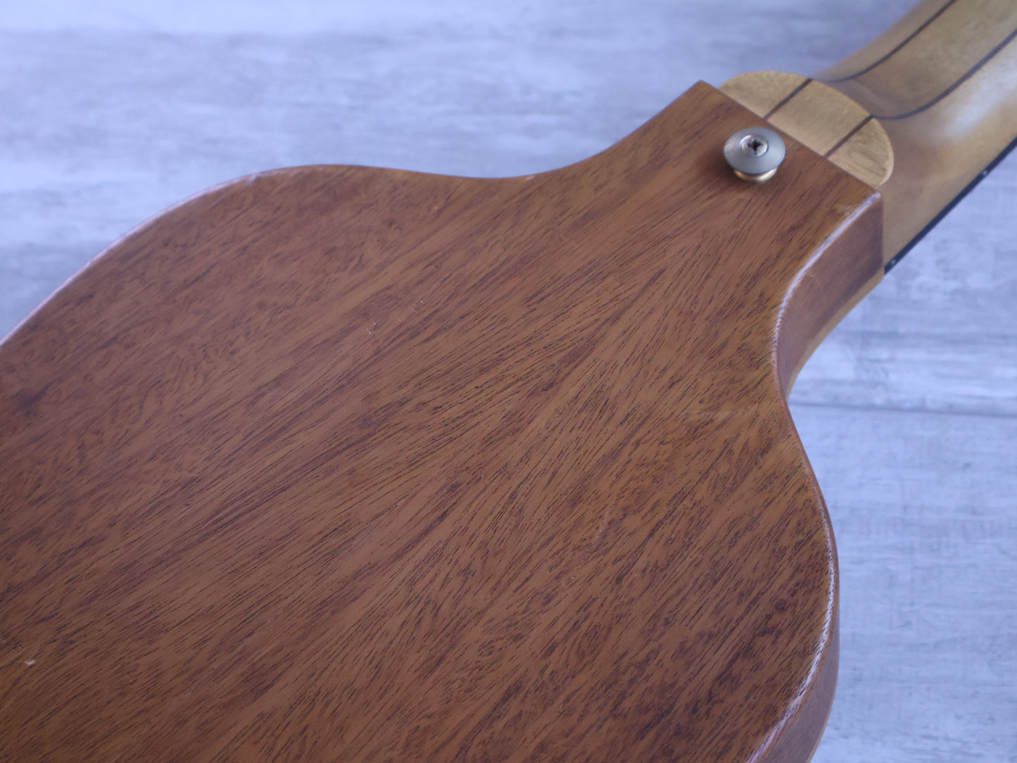 1990's Greco VBS-1200 Solid Body Violin Bass (Natural Mahogany)