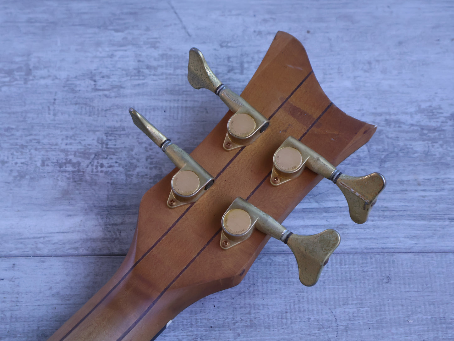 1990's Greco VBS-1200 Solid Body Violin Bass (Natural Mahogany)
