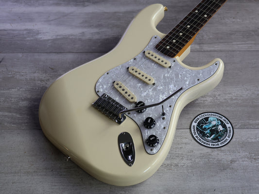 2012 Fender Japan ST62/SC Limited Edition Scalloped Stratocaster (Vintage White)
