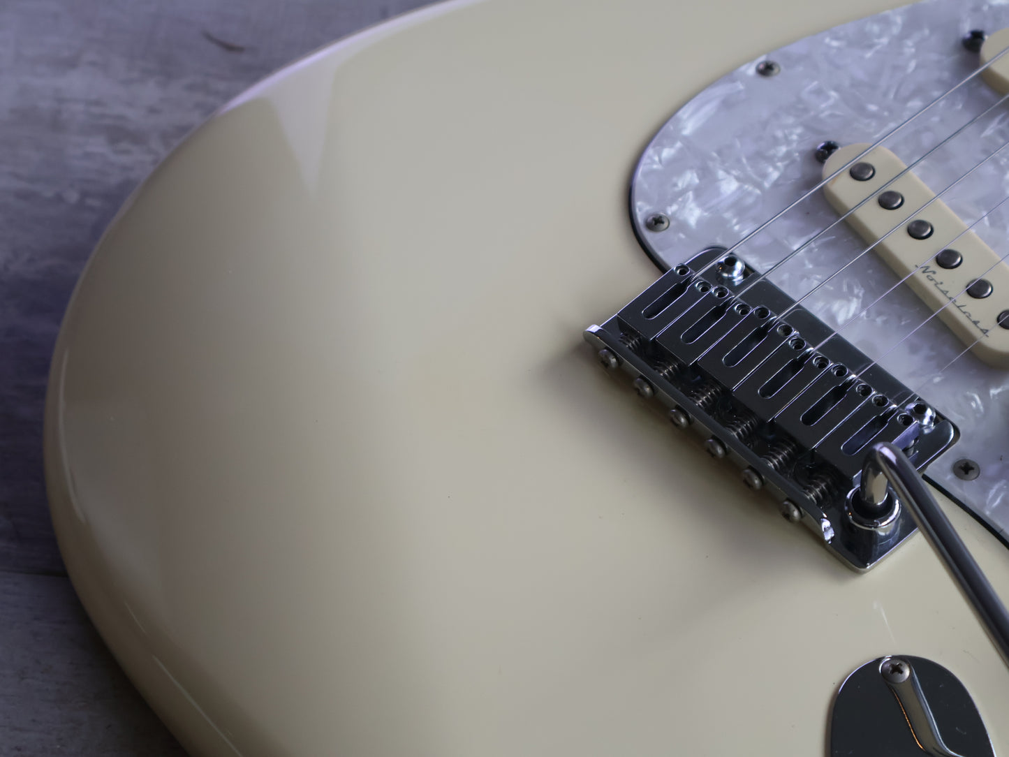 2012 Fender Japan ST62/SC Limited Edition Scalloped Stratocaster (Vintage White)