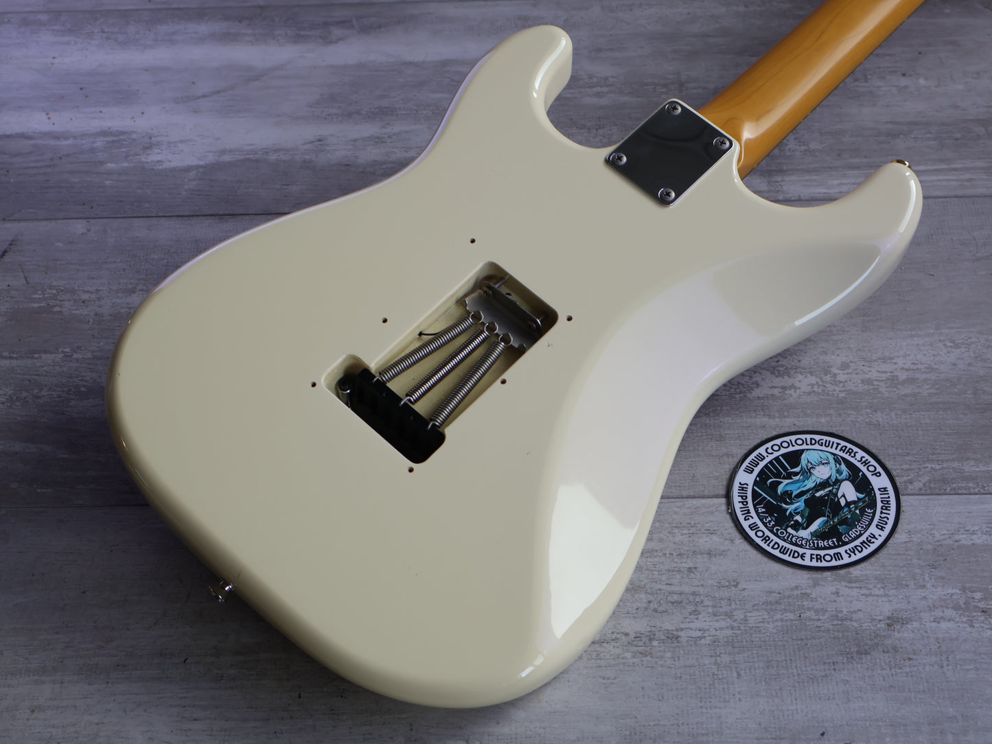 2012 Fender Japan ST62/SC Limited Edition Scalloped Stratocaster (Vintage White)