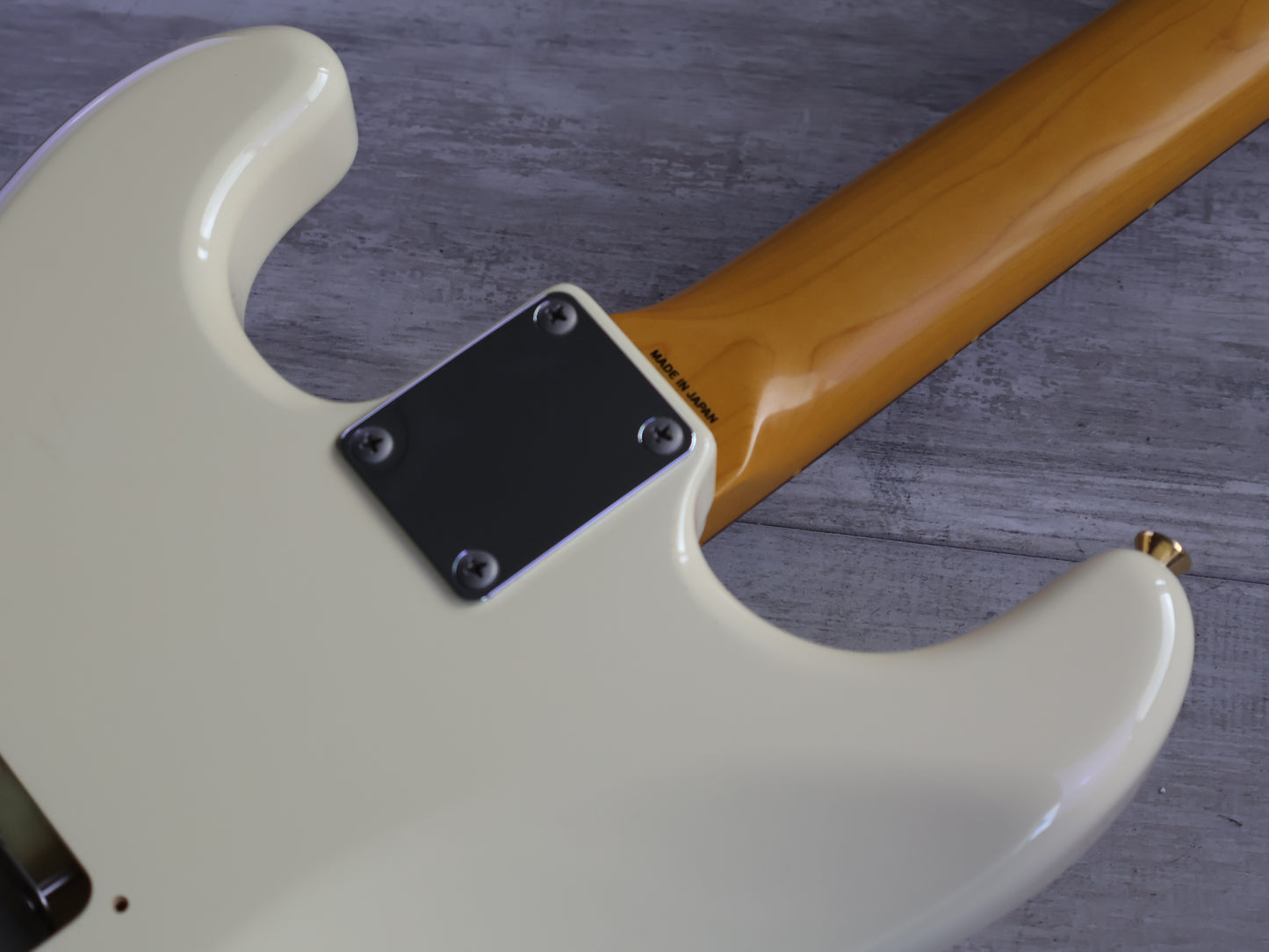 2012 Fender Japan ST62/SC Limited Edition Scalloped Stratocaster (Vintage White)