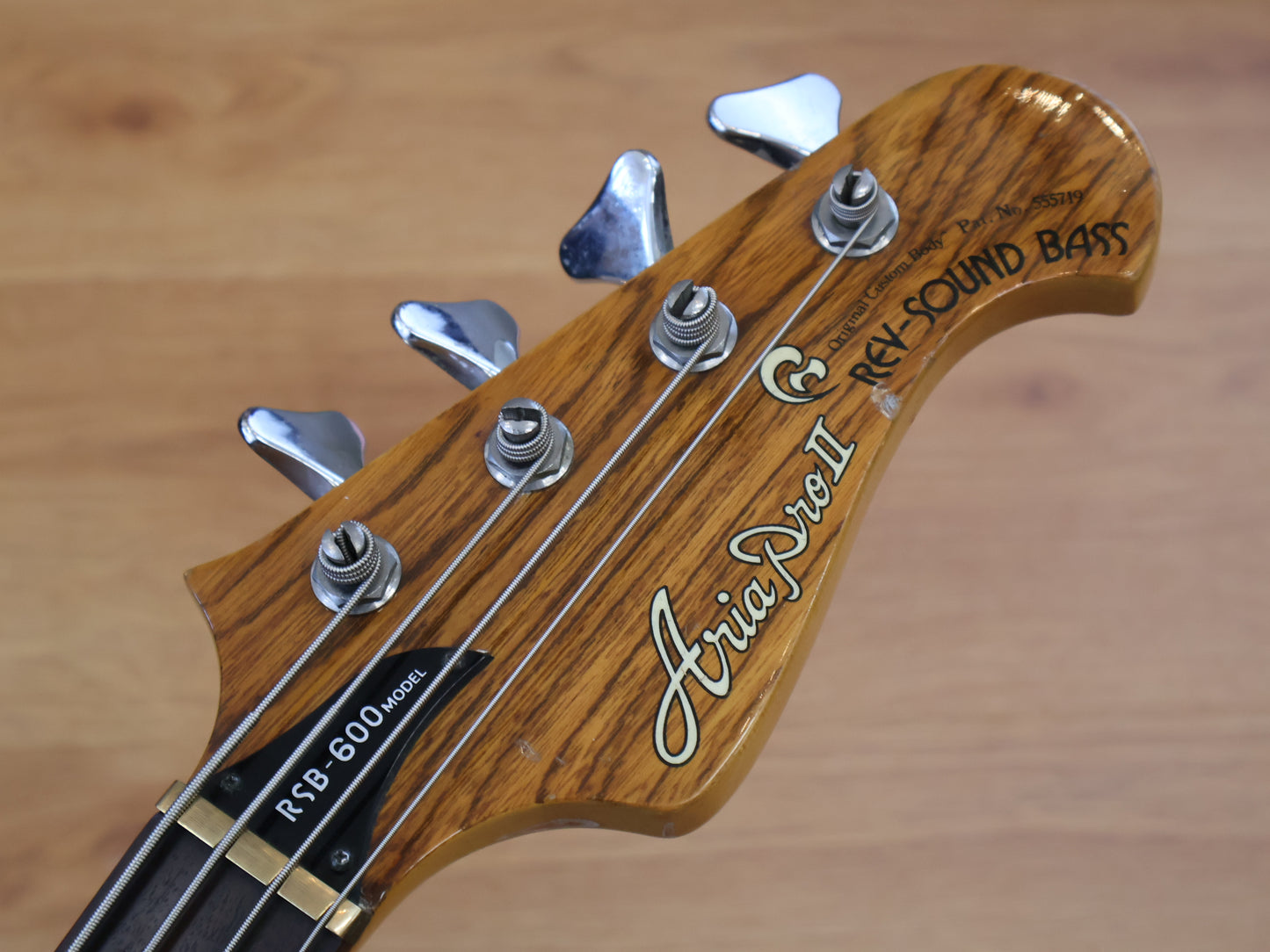 1980 Aria Pro II Japan RSB-600 Neckthrough Electric Bass (Japan Brown)