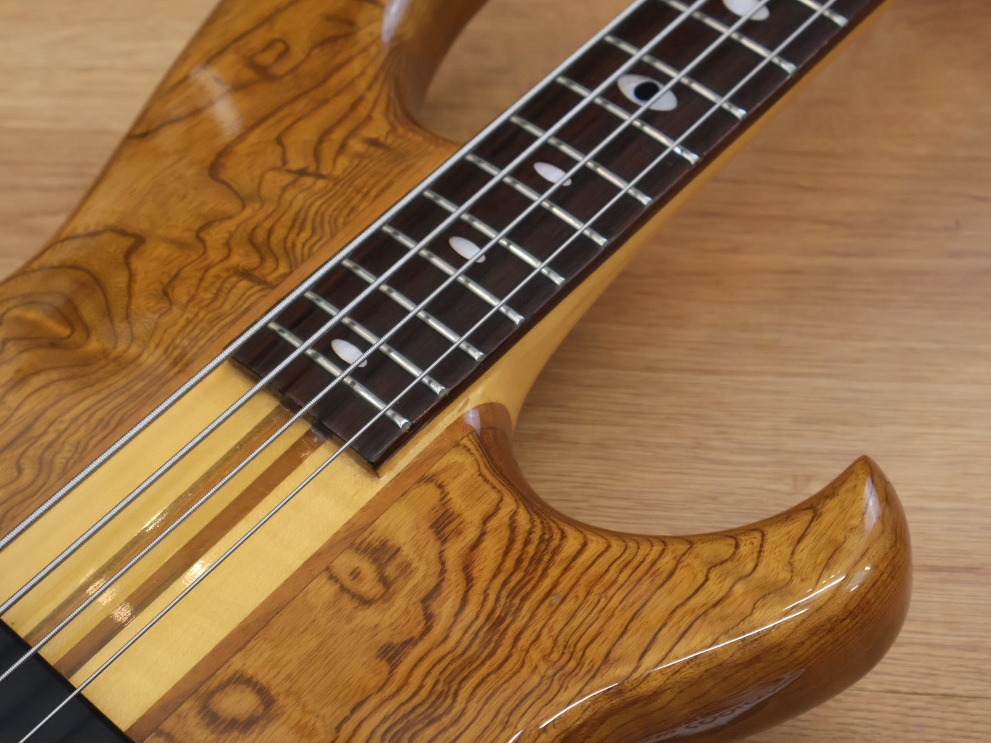 1980 Aria Pro II Japan RSB-600 Neckthrough Electric Bass (Japan Brown)