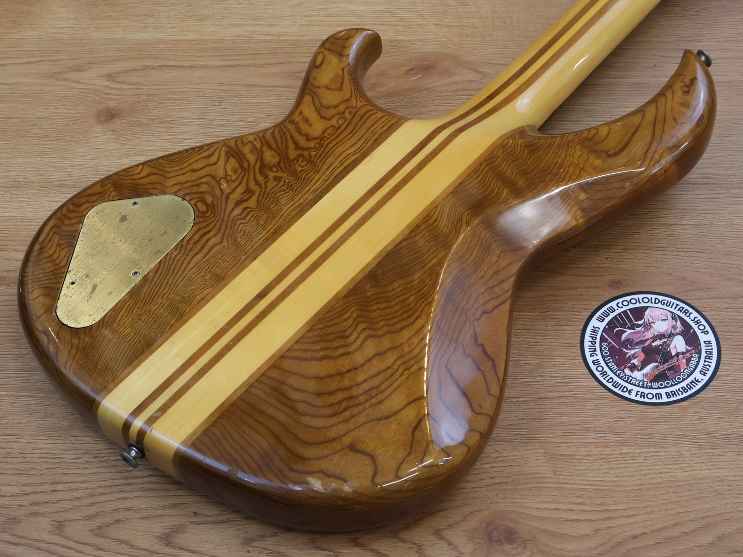 1980 Aria Pro II Japan RSB-600 Neckthrough Electric Bass (Japan Brown)