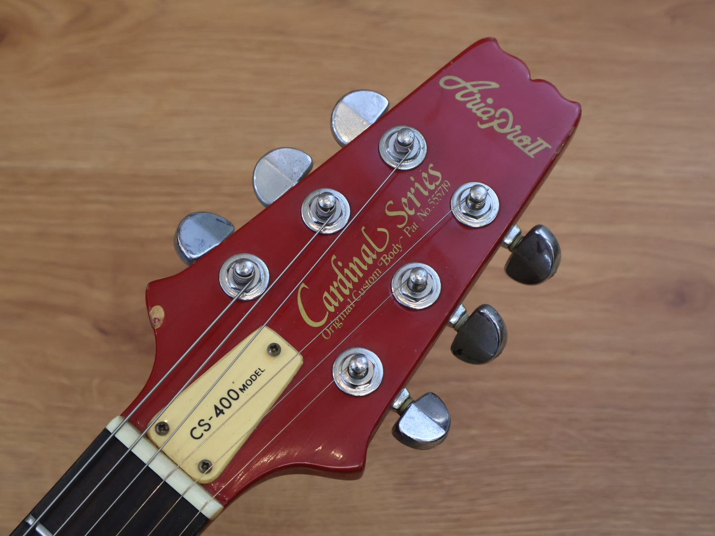 1981 Aria Pro II Japan CS-400 Cardinal Double Cutaway (Red)