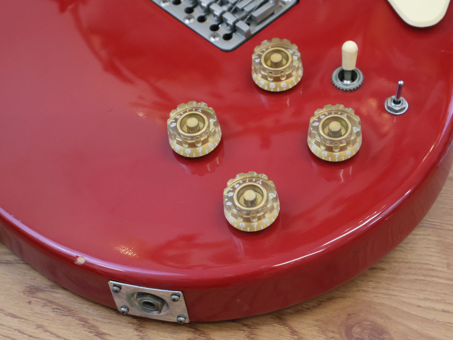 1981 Aria Pro II Japan CS-400 Cardinal Double Cutaway (Red)