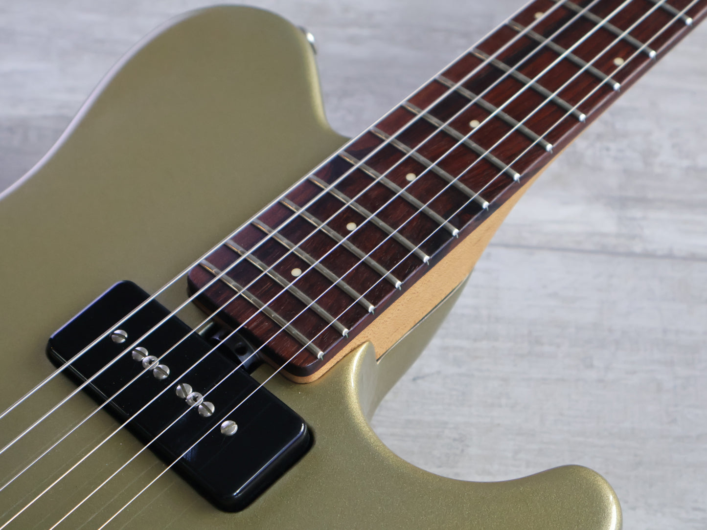 2004 Ernie Ball Music Man MM-90 Axis Sport w/P90's (Egyptian Smoke)