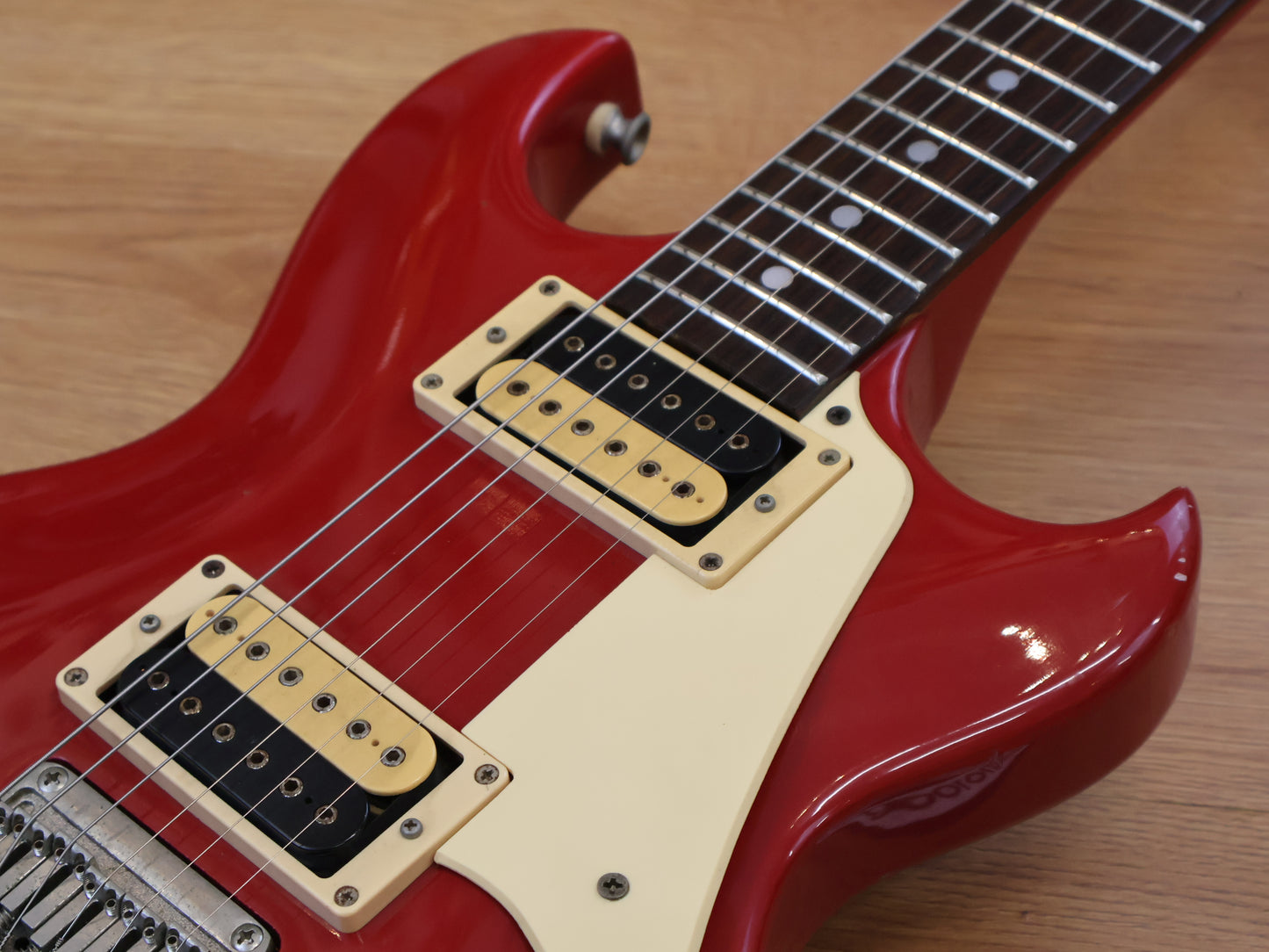 1981 Aria Pro II Japan CS-400 Cardinal Double Cutaway (Red)