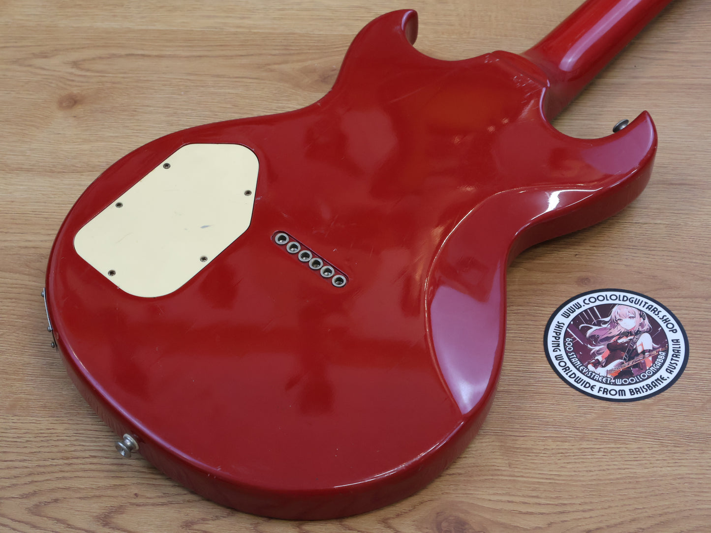 1981 Aria Pro II Japan CS-400 Cardinal Double Cutaway (Red)