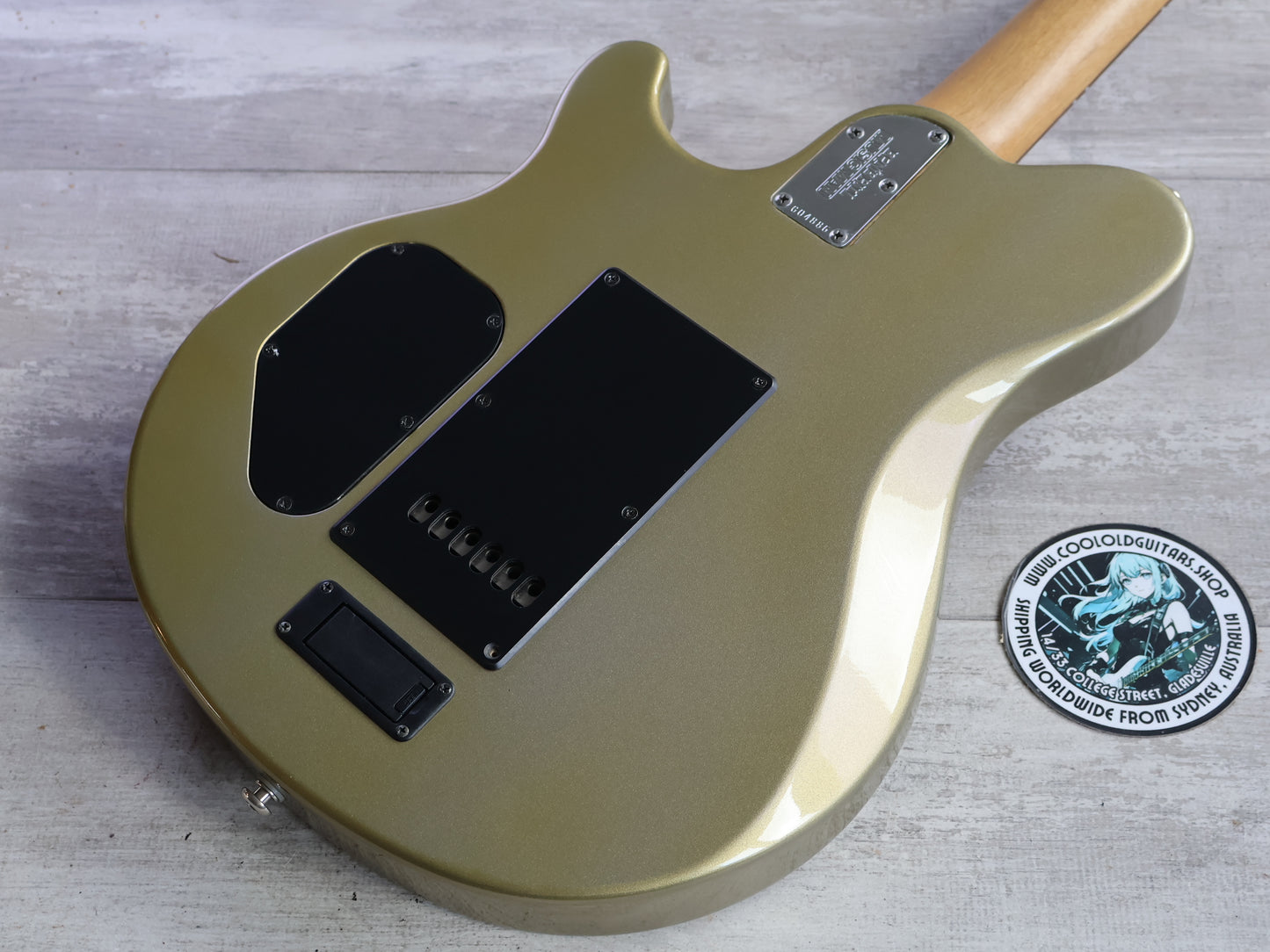 2004 Ernie Ball Music Man MM-90 Axis Sport w/P90's (Egyptian Smoke)