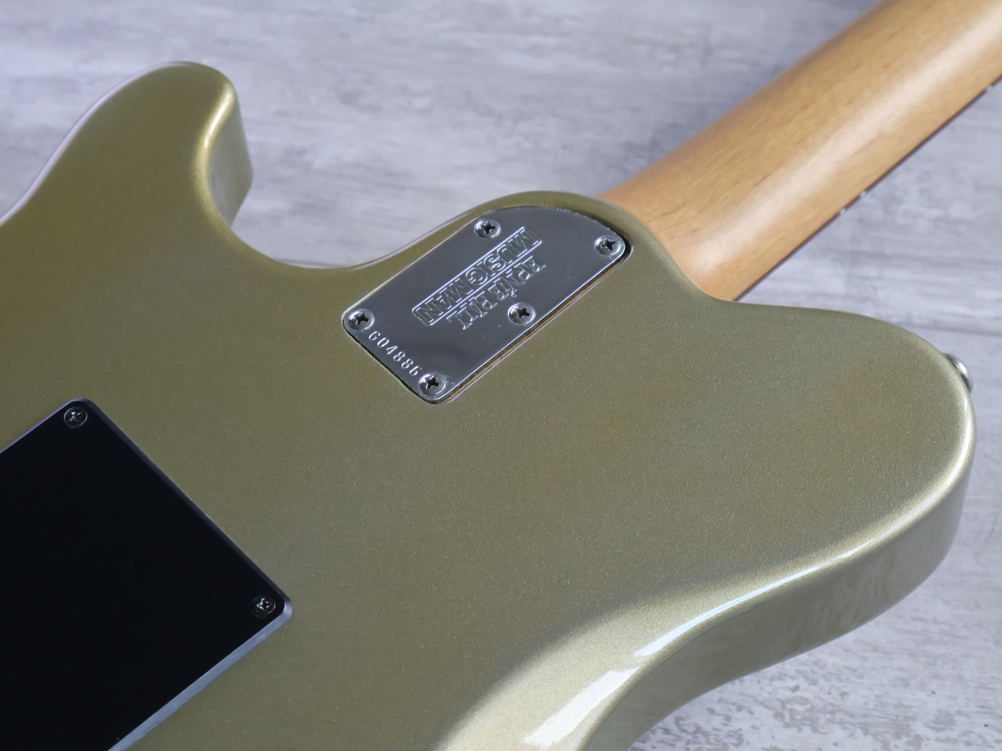 2004 Ernie Ball Music Man MM-90 Axis Sport w/P90's (Egyptian Smoke)