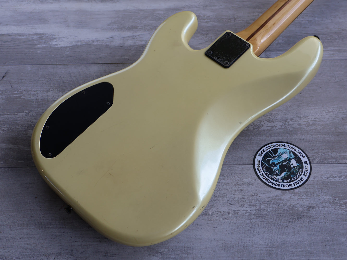 1987 Fender Japan "Jazz Bass Special" Duff McKagen Bass (Aged White)