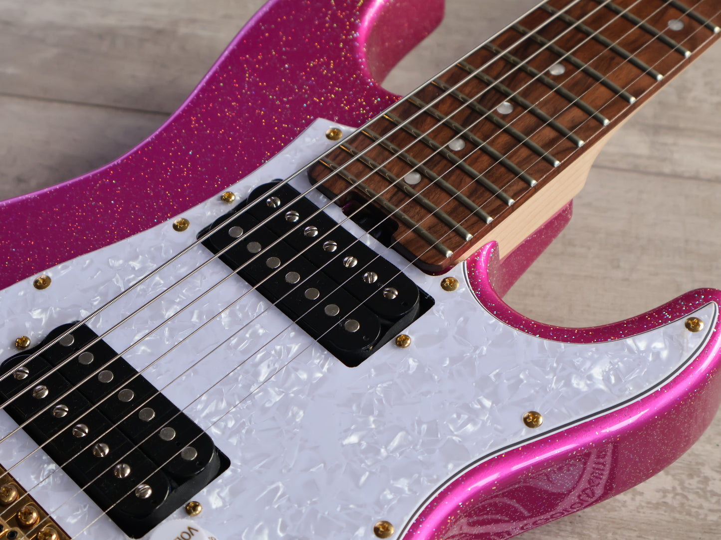 Grassroots (by ESP) G-SN7-68TO Omura Mini 7-String (Twinkle Pink)