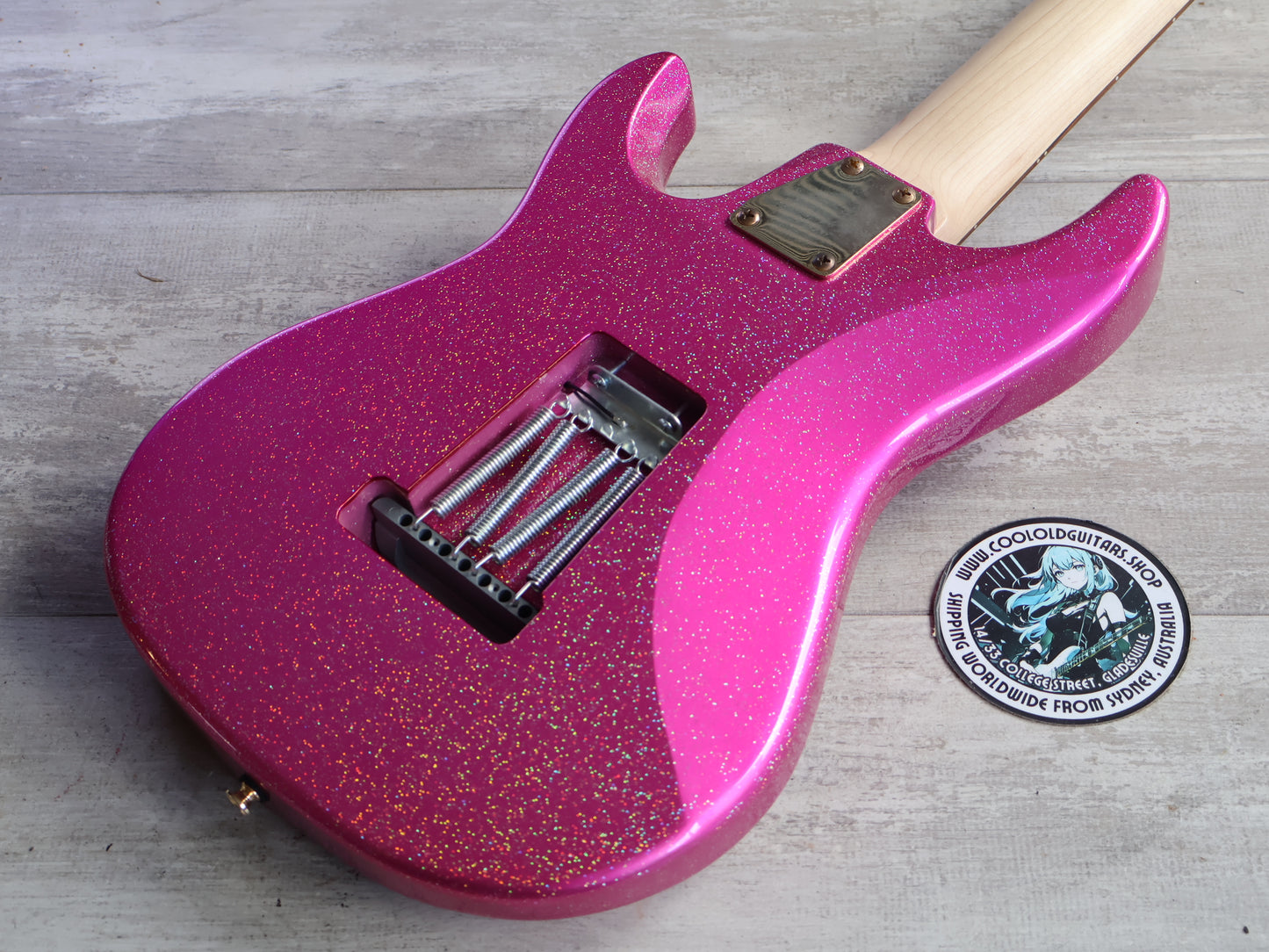 Grassroots (by ESP) G-SN7-68TO Omura Mini 7-String (Twinkle Pink)