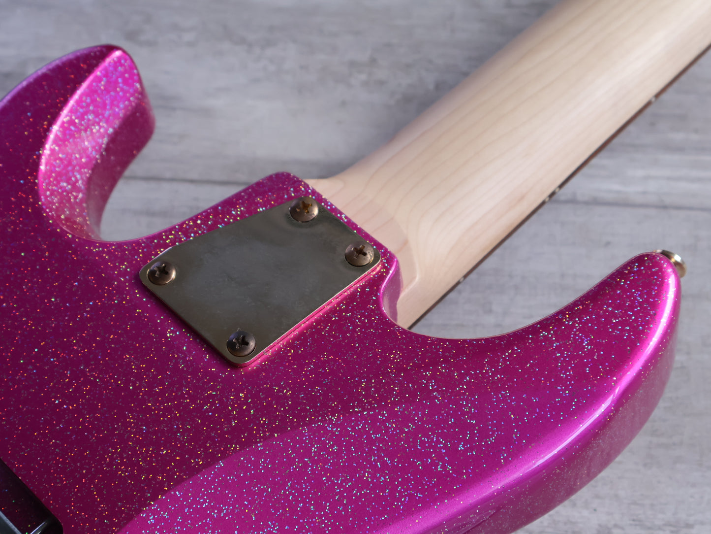 Grassroots (by ESP) G-SN7-68TO Omura Mini 7-String (Twinkle Pink)